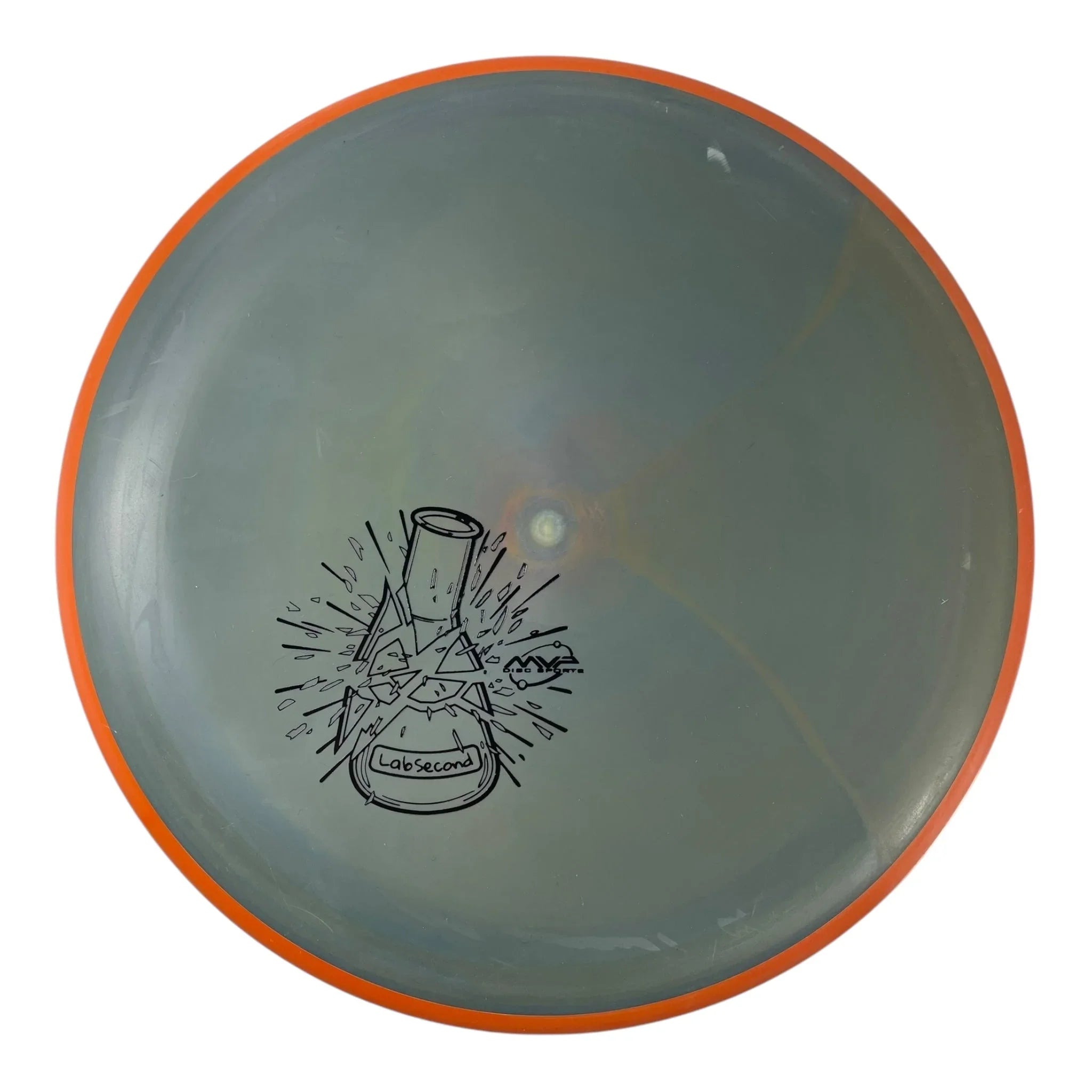 Axiom Discs Pixel - Lab Second | Electron Soft | Grey/Orange 171g (Gyropalooza 2024) Disc Golf