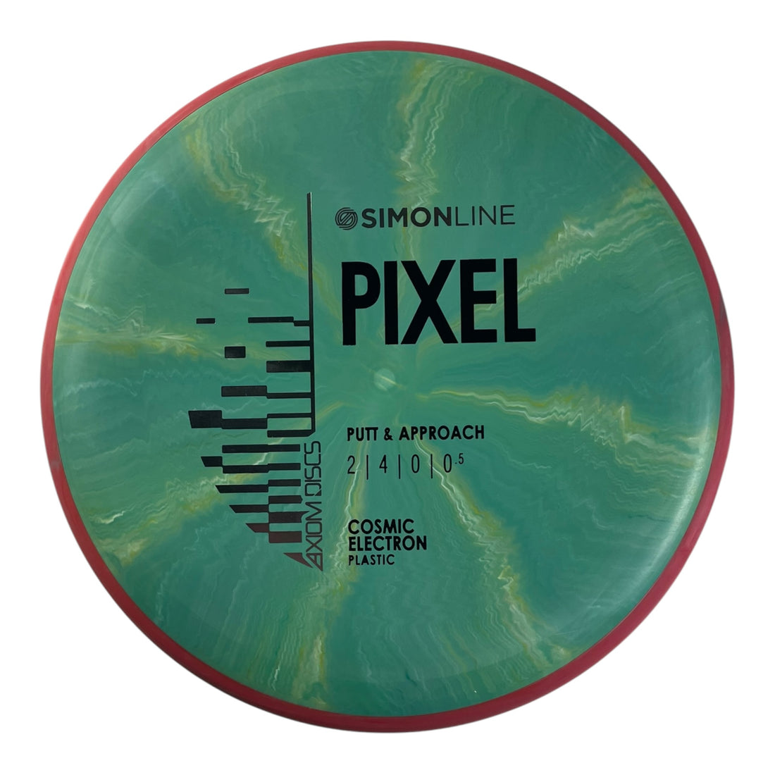Axiom Discs Pixel | Cosmic Electron | Green/Red 169g Disc Golf