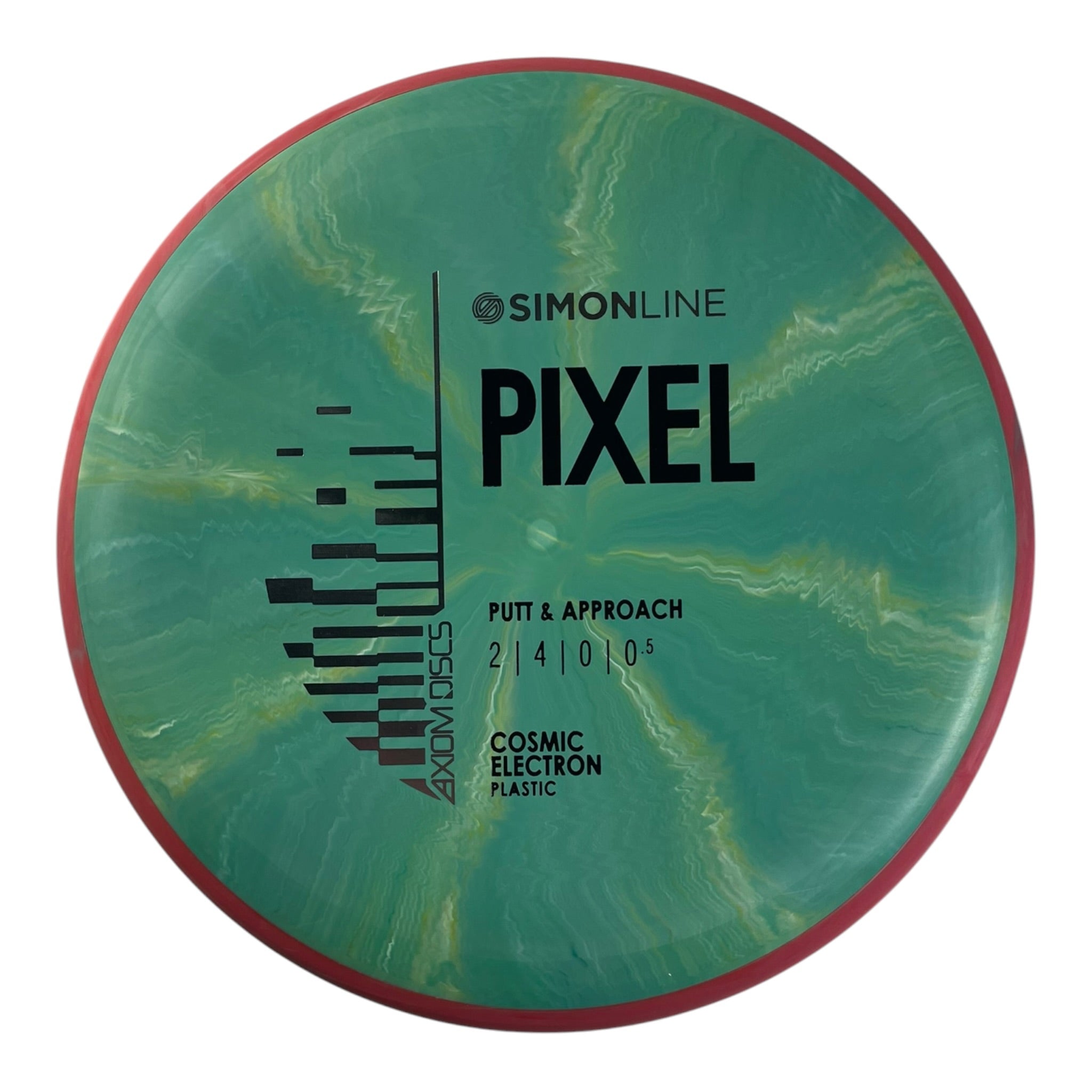 Axiom Discs Pixel | Cosmic Electron | Green/Red 169g Disc Golf