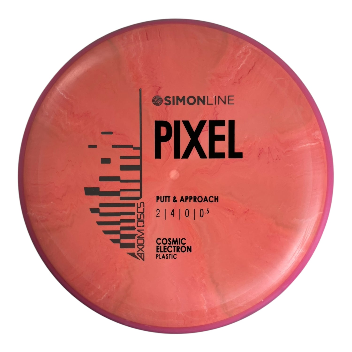 Axiom Discs Pixel | Cosmic Electron | Orange/Pink 168g Disc Golf
