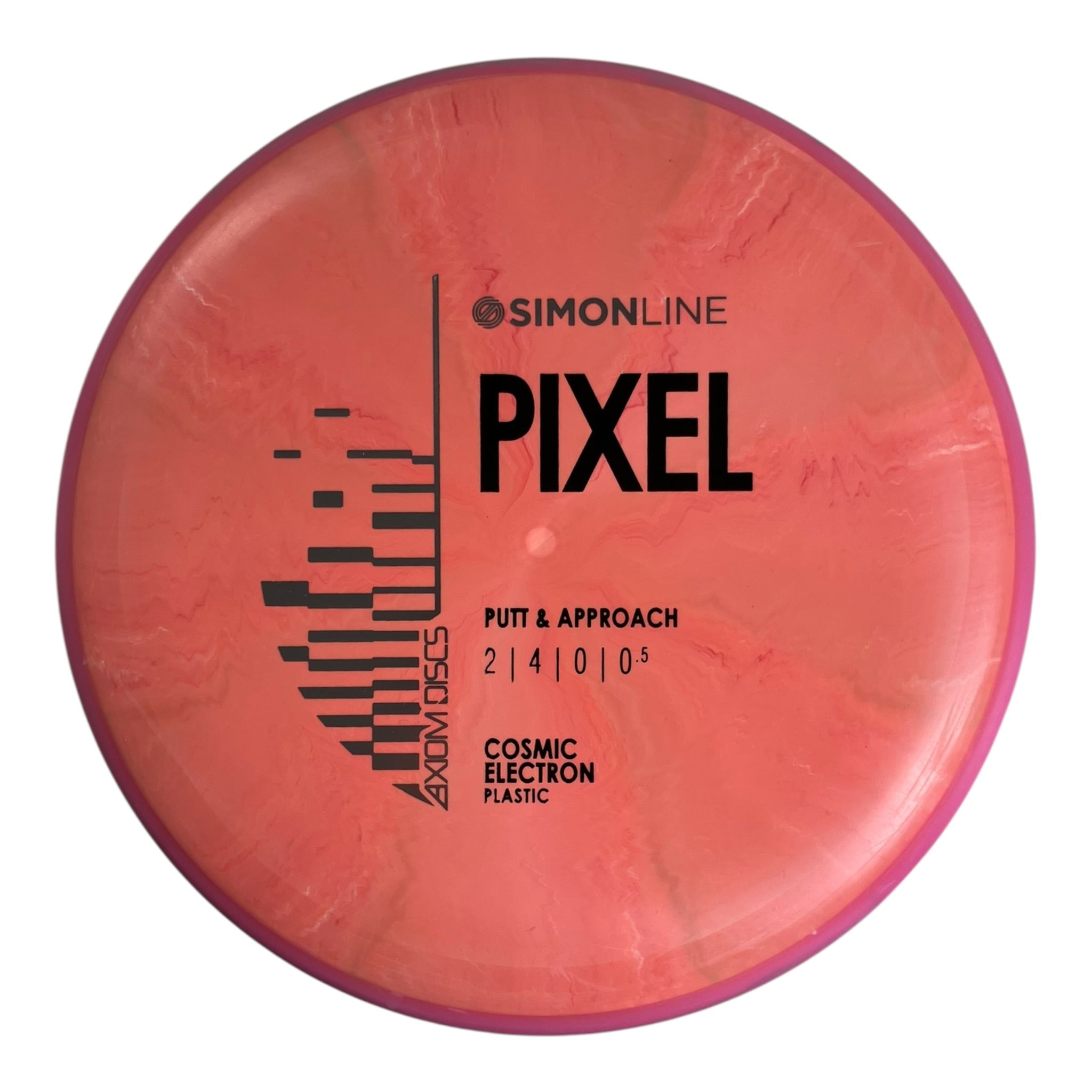 Axiom Discs Pixel | Cosmic Electron | Orange/Pink 168g Disc Golf