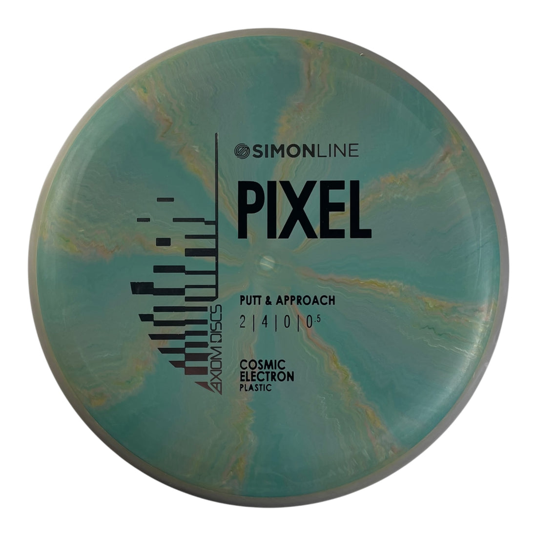 Axiom Discs Pixel | Cosmic Electron | Teal/Grey 169g Disc Golf