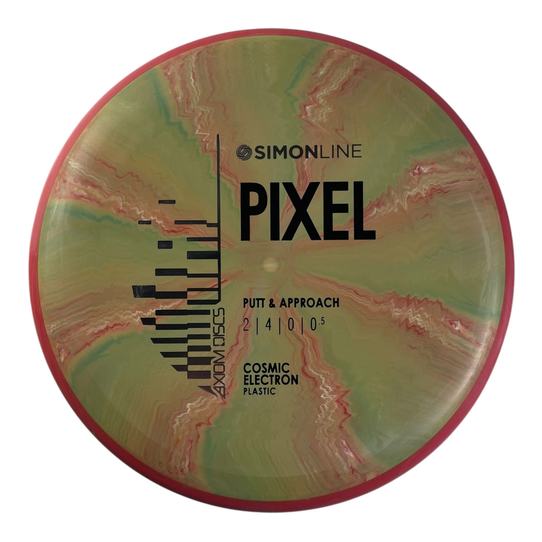 Axiom Discs Pixel | Cosmic Electron | Yellow/Red 169g Disc Golf