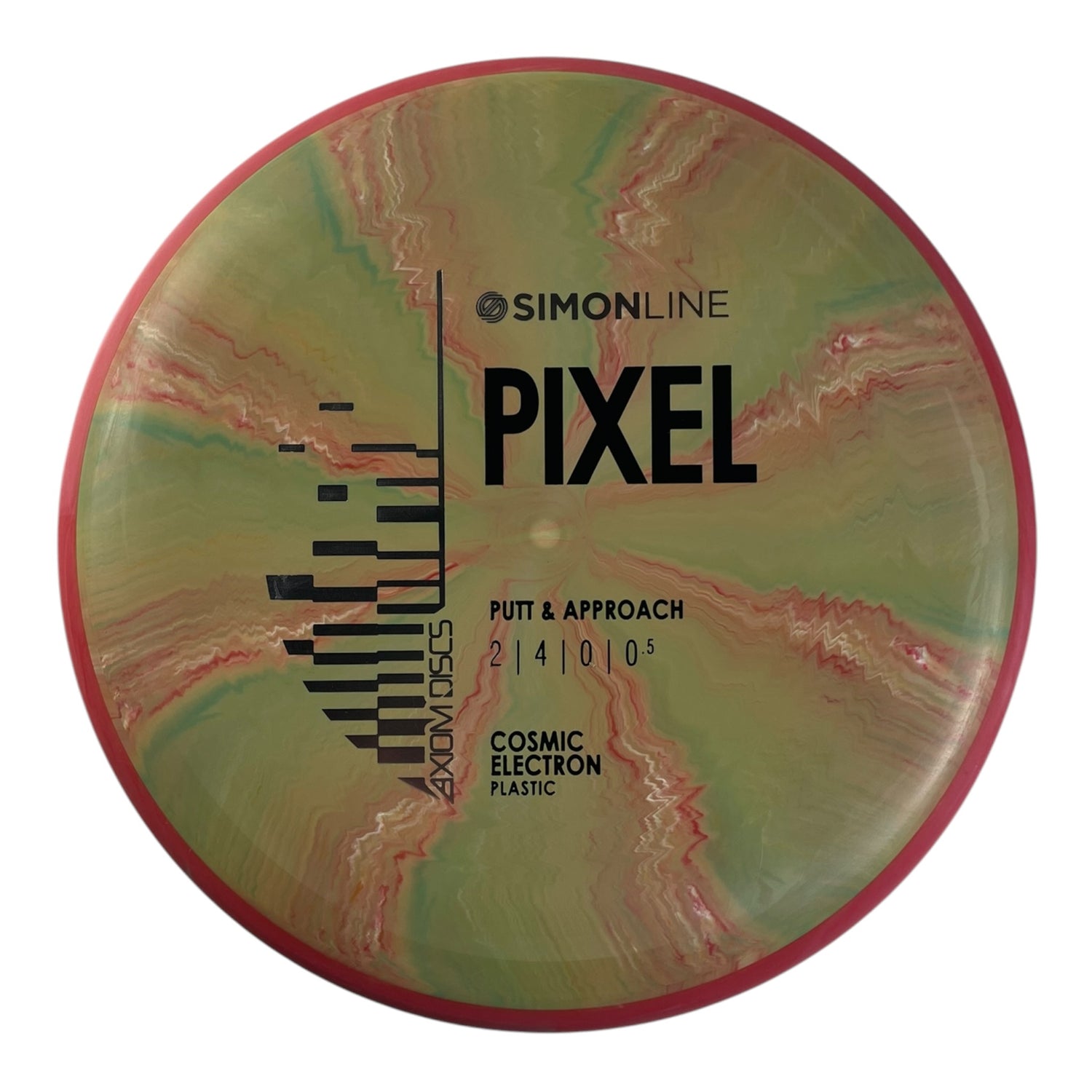 Axiom Discs Pixel | Cosmic Electron | Yellow/Red 169g Disc Golf