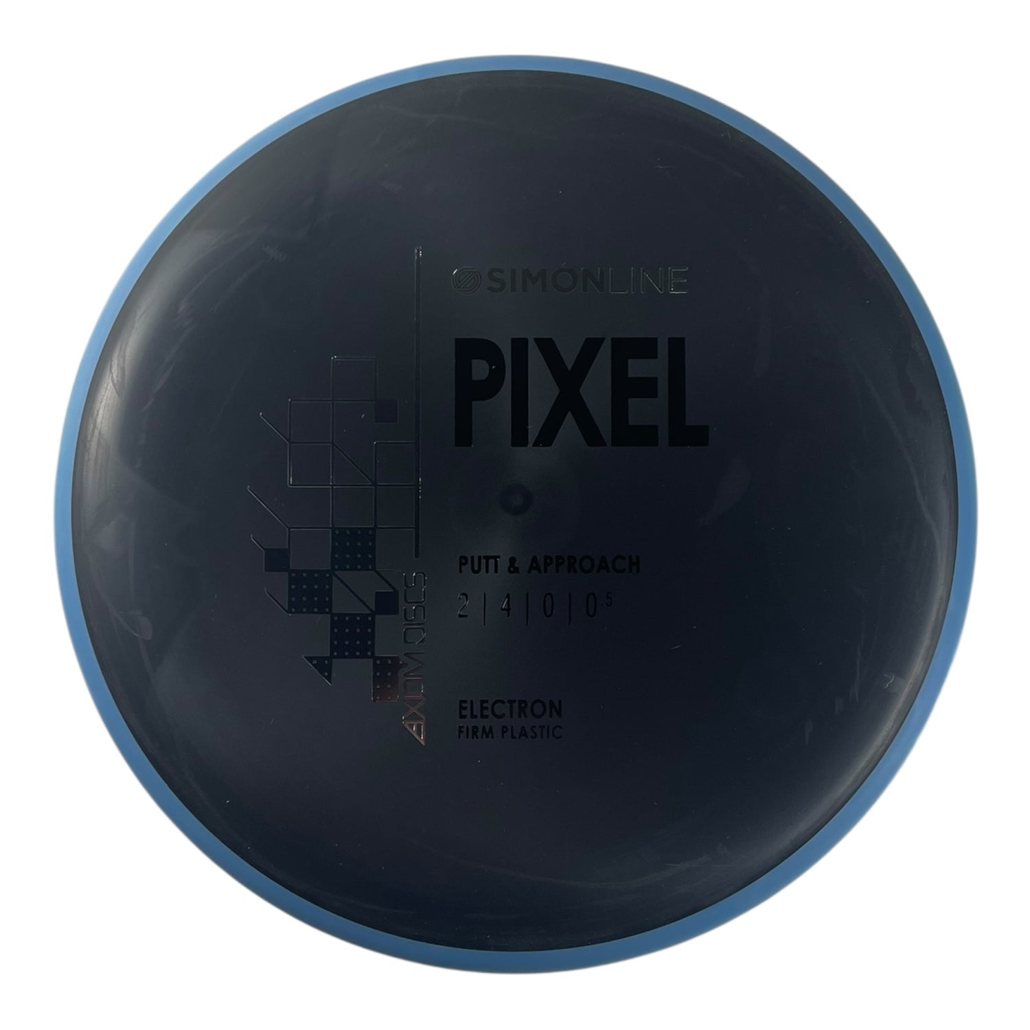 Axiom Discs Pixel | Electron Firm | Black/Blue 175g Disc Golf