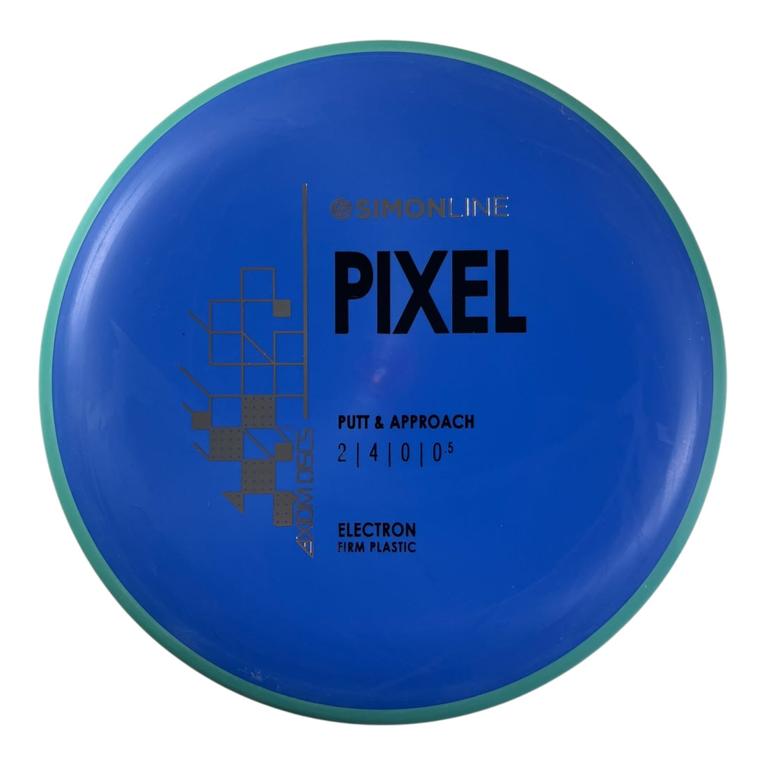 Axiom Discs Pixel | Electron Firm | Blue/Teal 168g Disc Golf