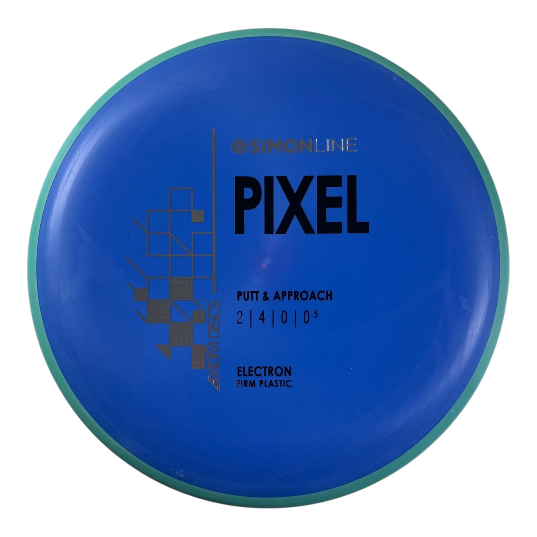 Axiom Discs Pixel | Electron Firm | Blue/Teal 168g Disc Golf