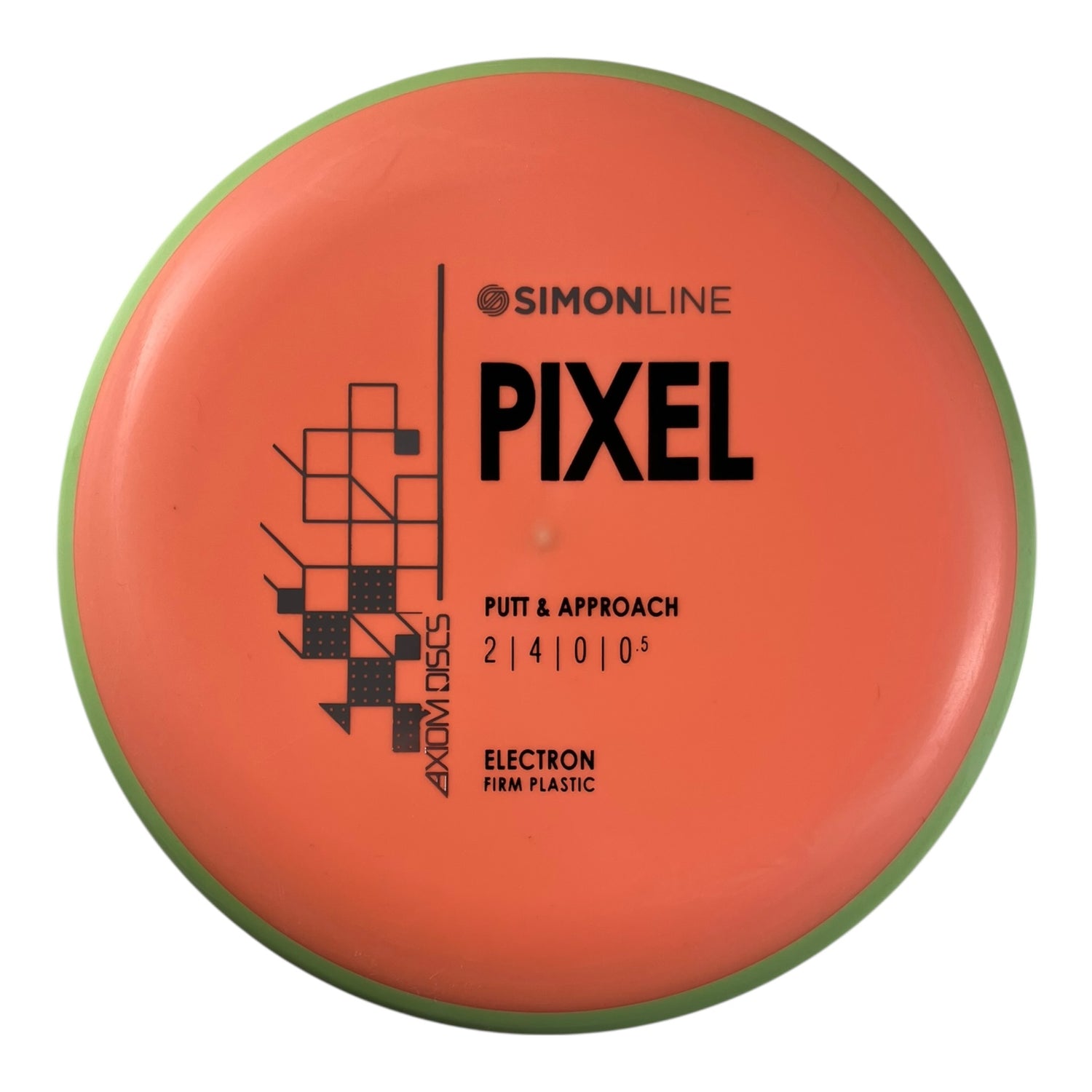 Axiom Discs Pixel | Electron Firm | Orange/Green 170g Disc Golf