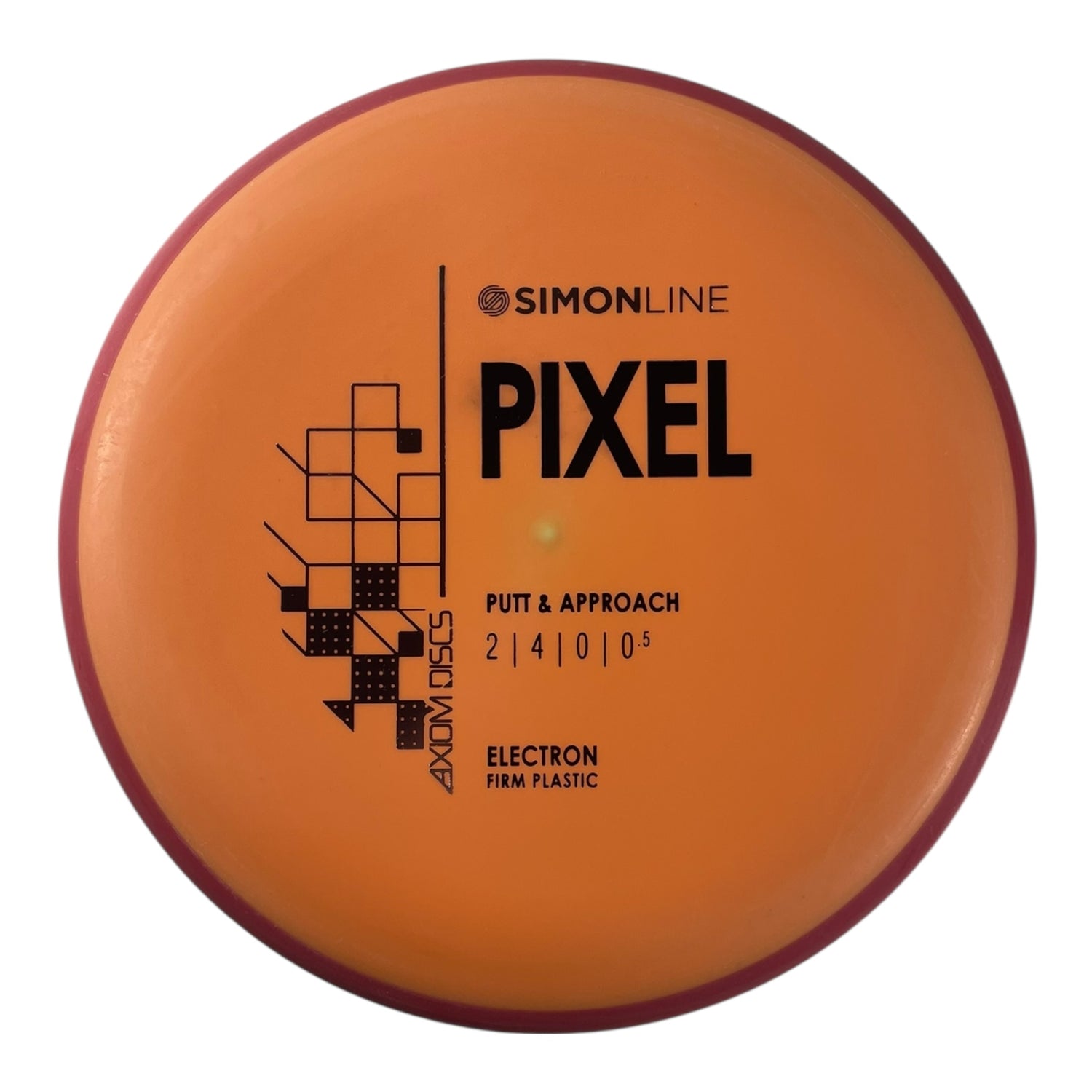 Axiom Discs Pixel | Electron Firm | Orange/Red 173g Disc Golf