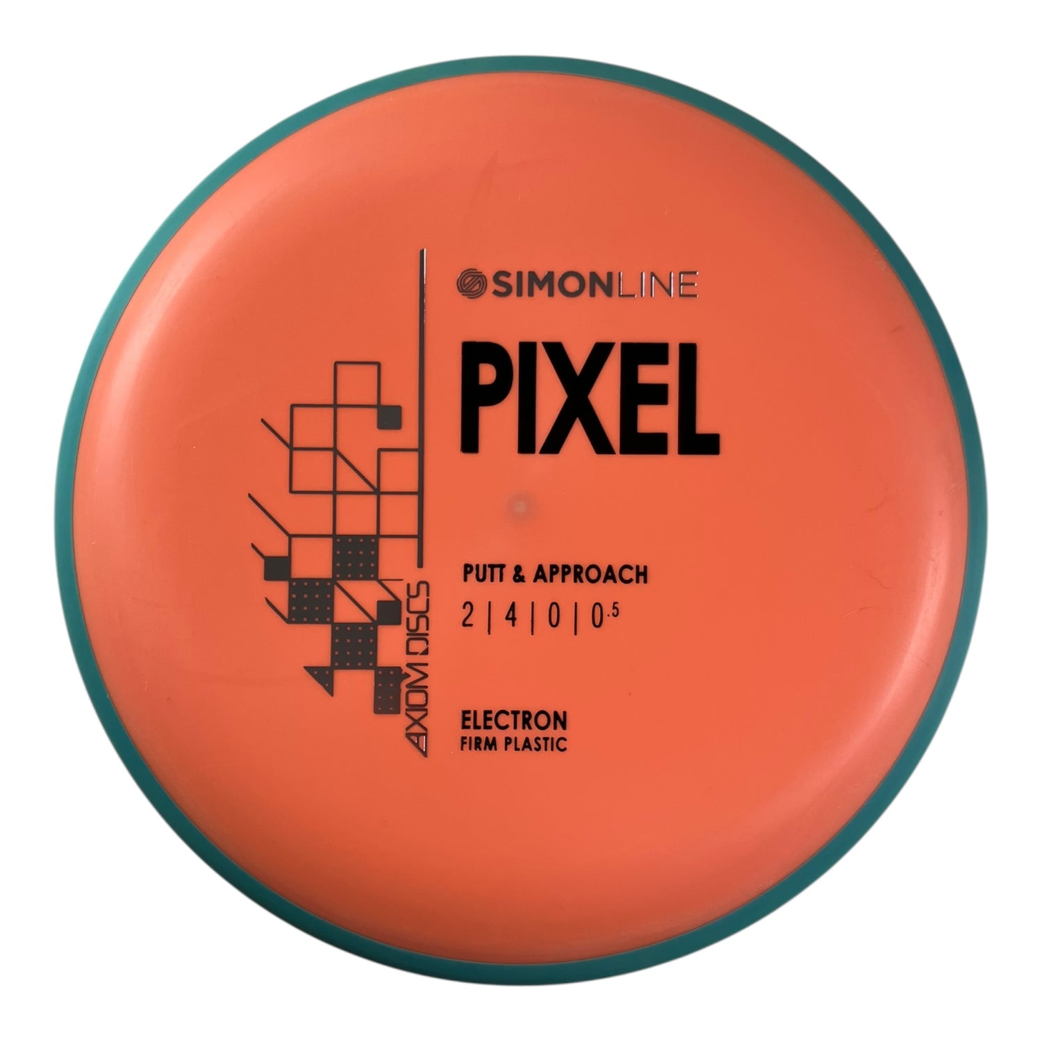 Axiom Discs Pixel | Electron Firm | Orange/Teal 166g Disc Golf