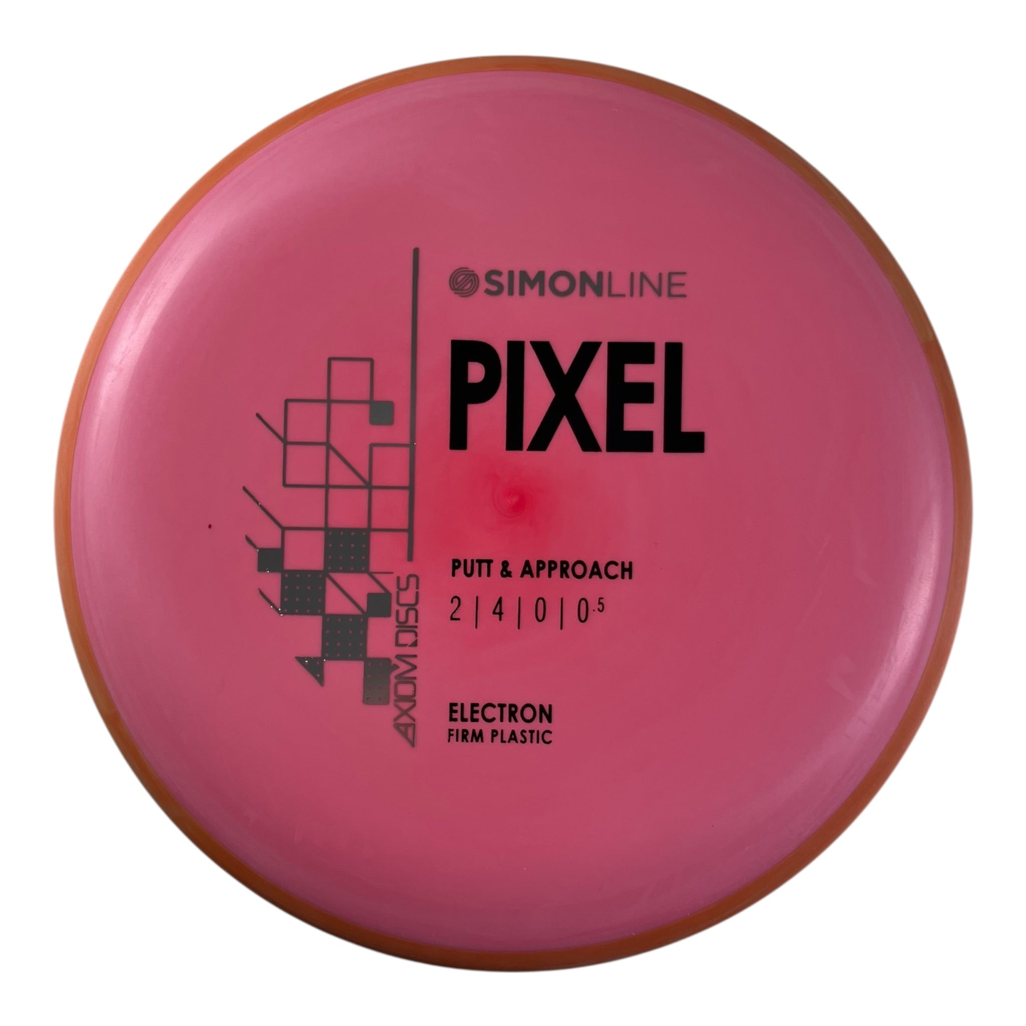 Axiom Discs Pixel | Electron Firm | Pink/Orange 172g Disc Golf