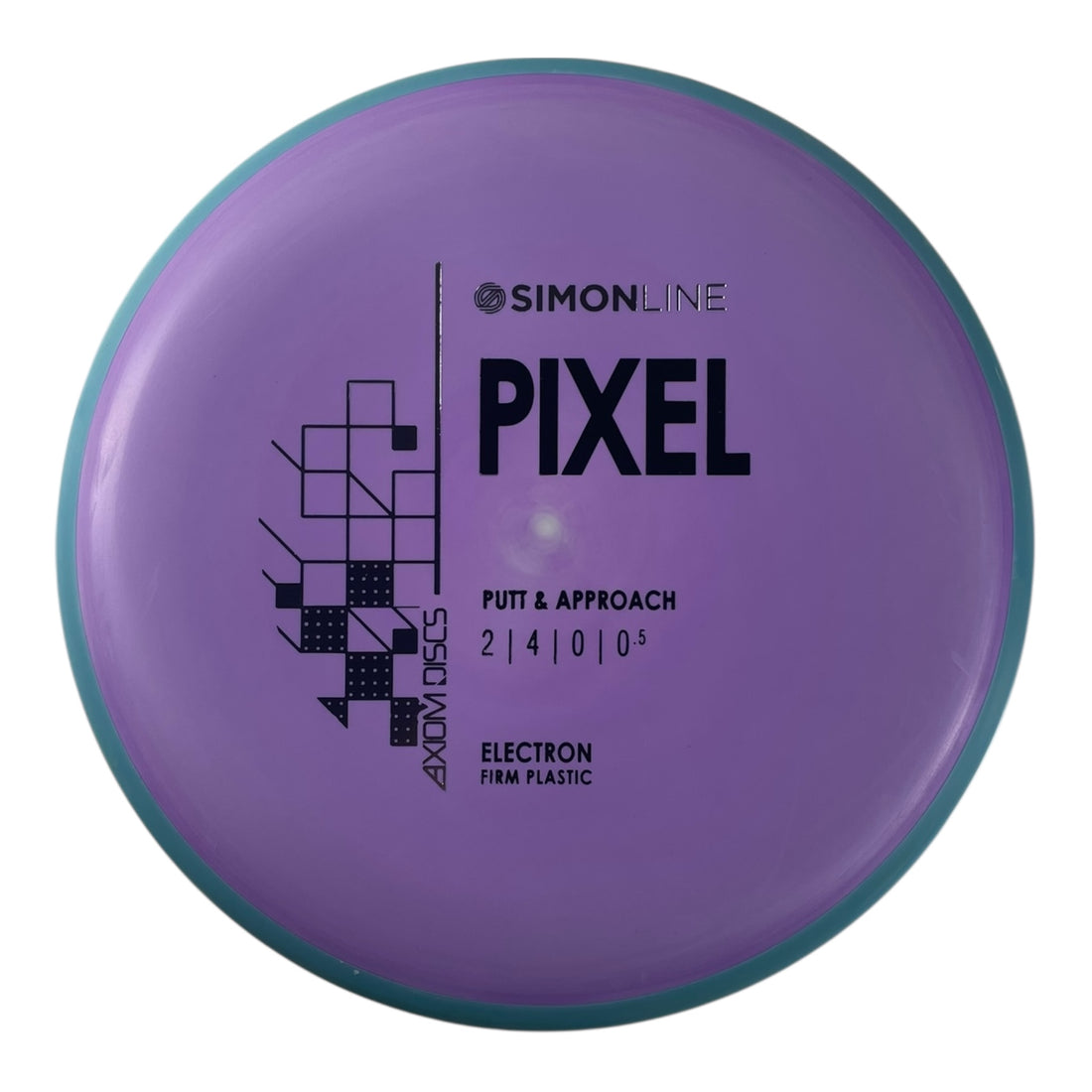 Axiom Discs Pixel | Electron Firm | Purple/Blue 168g Disc Golf