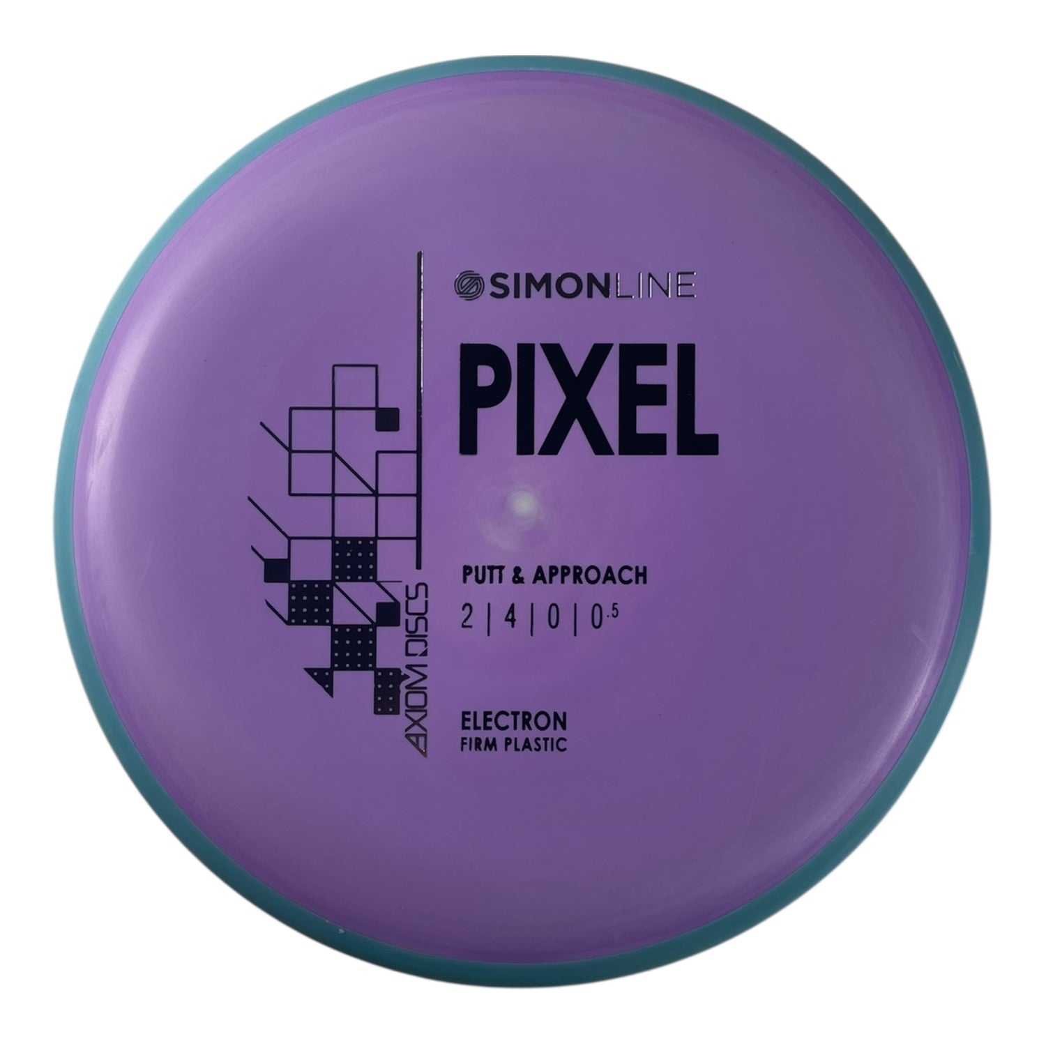 Axiom Discs Pixel | Electron Firm | Purple/Blue 168g Disc Golf