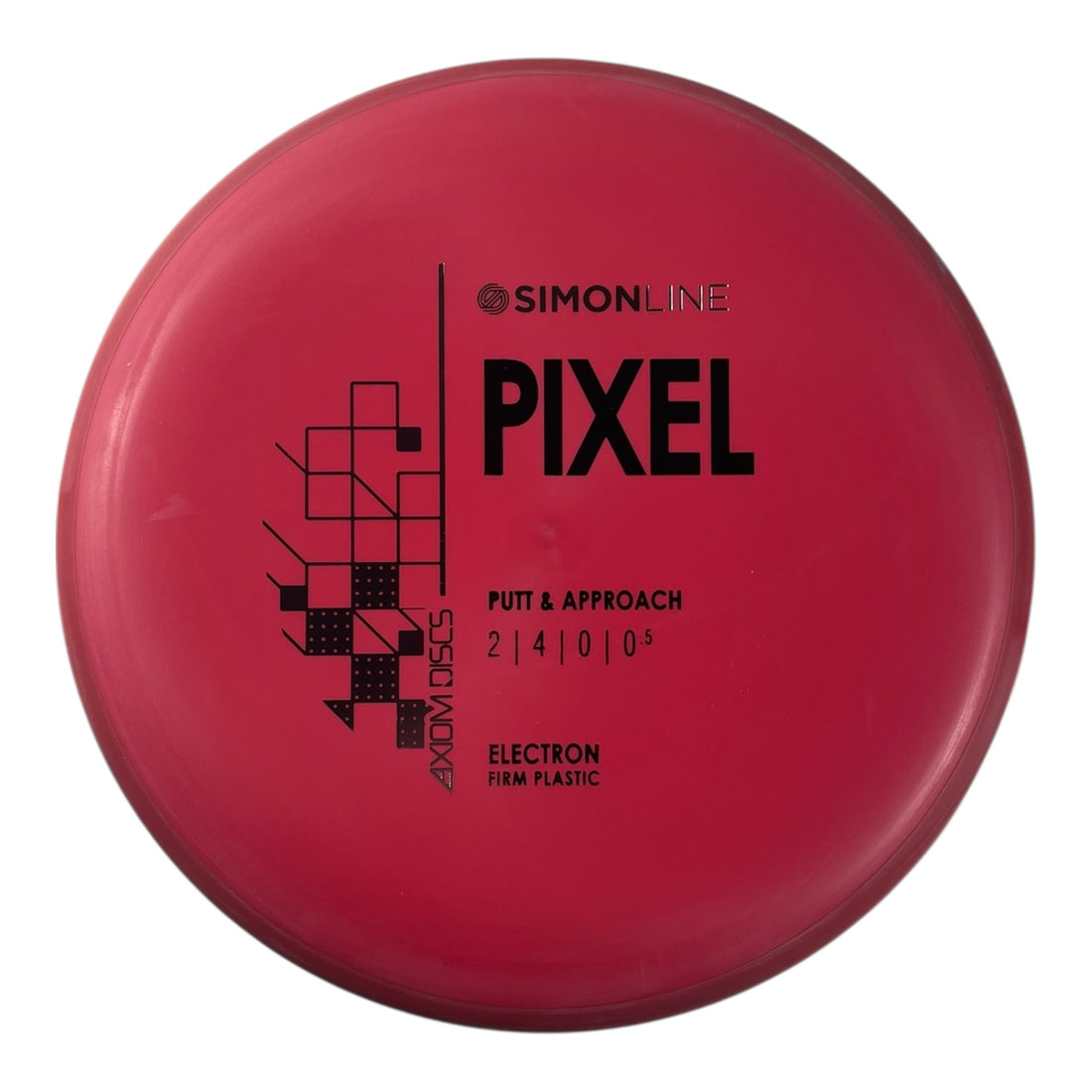 Axiom Discs Pixel | Electron Firm | Red/Red 169g Disc Golf
