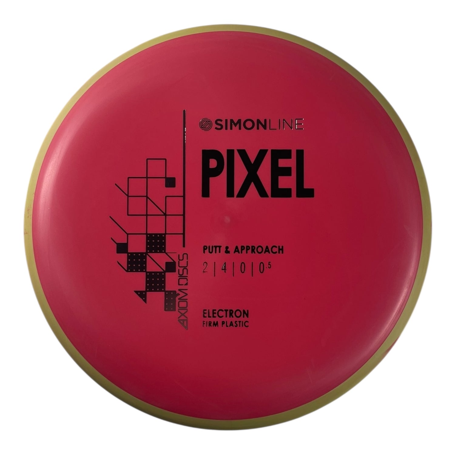 Axiom Discs Pixel | Electron Firm | Red/Yellow 169g Disc Golf