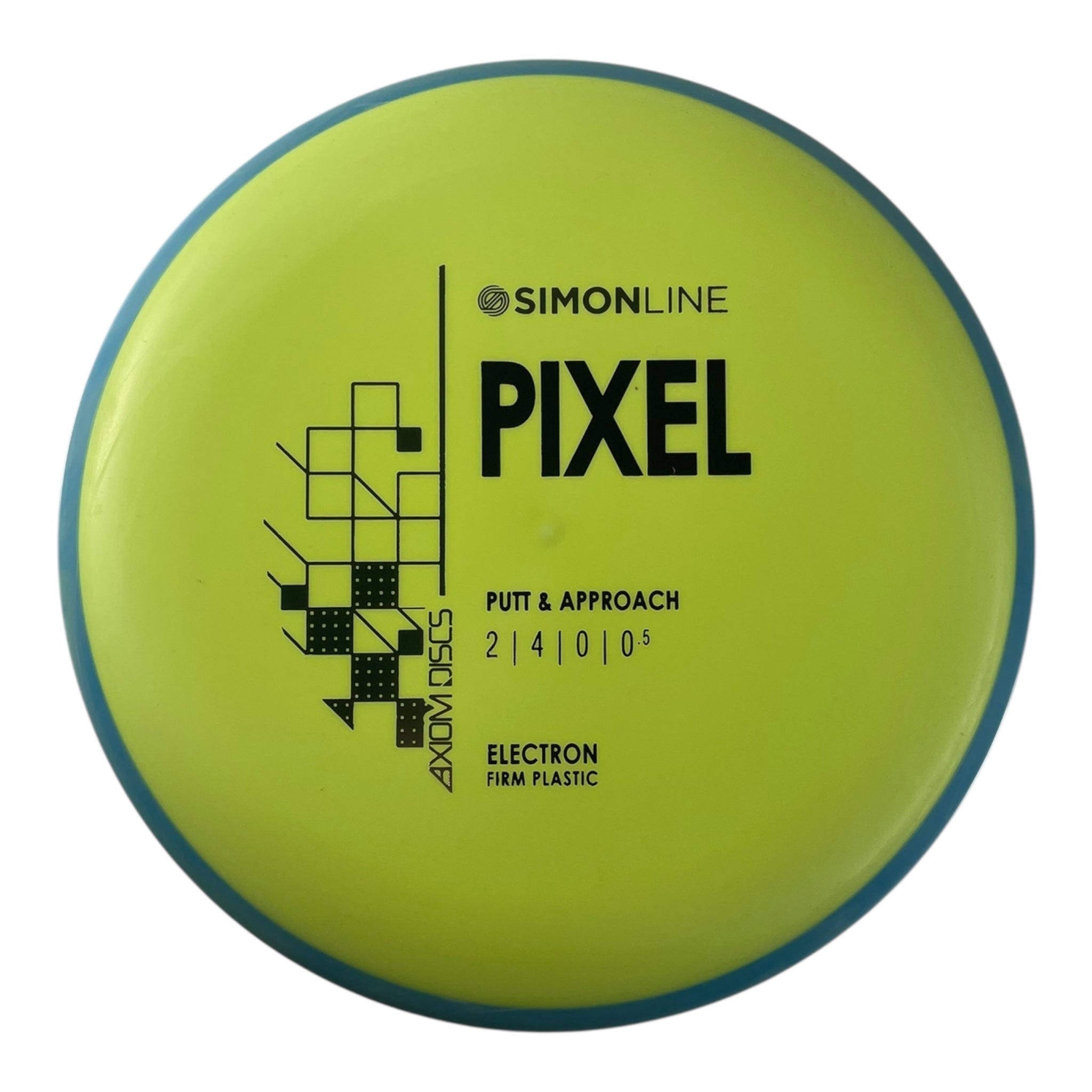 Axiom Discs Pixel | Electron Firm | Yellow/Blue 172g Disc Golf