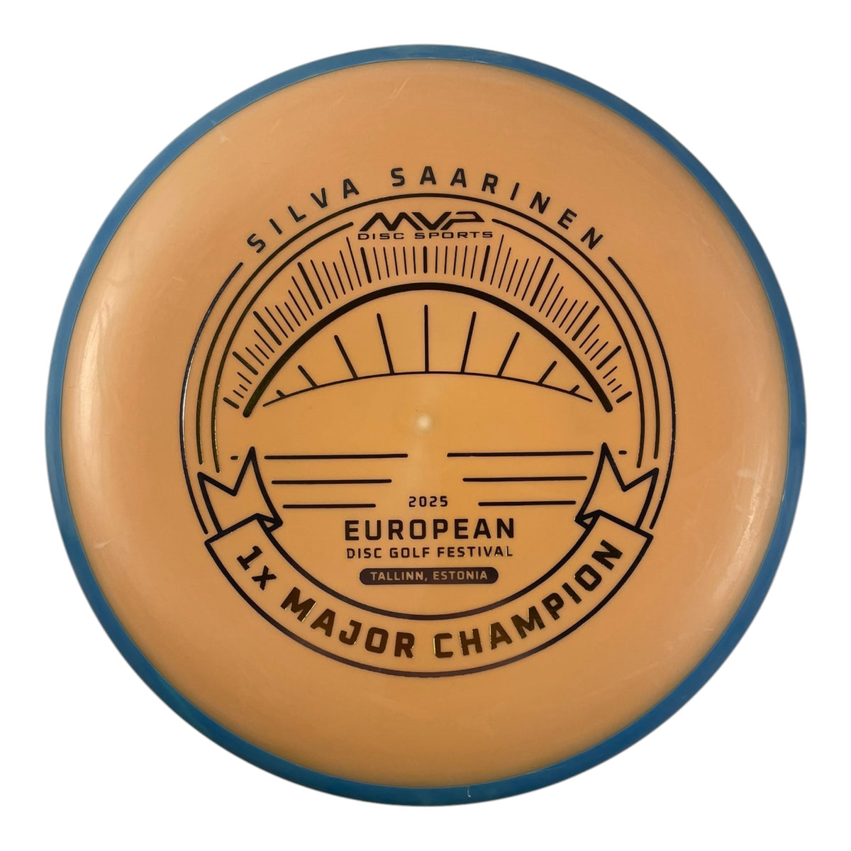 Axiom Discs Pixel | Electron | Orange/Blue 174g (Silva Saarinen European DG Festival) Disc Golf