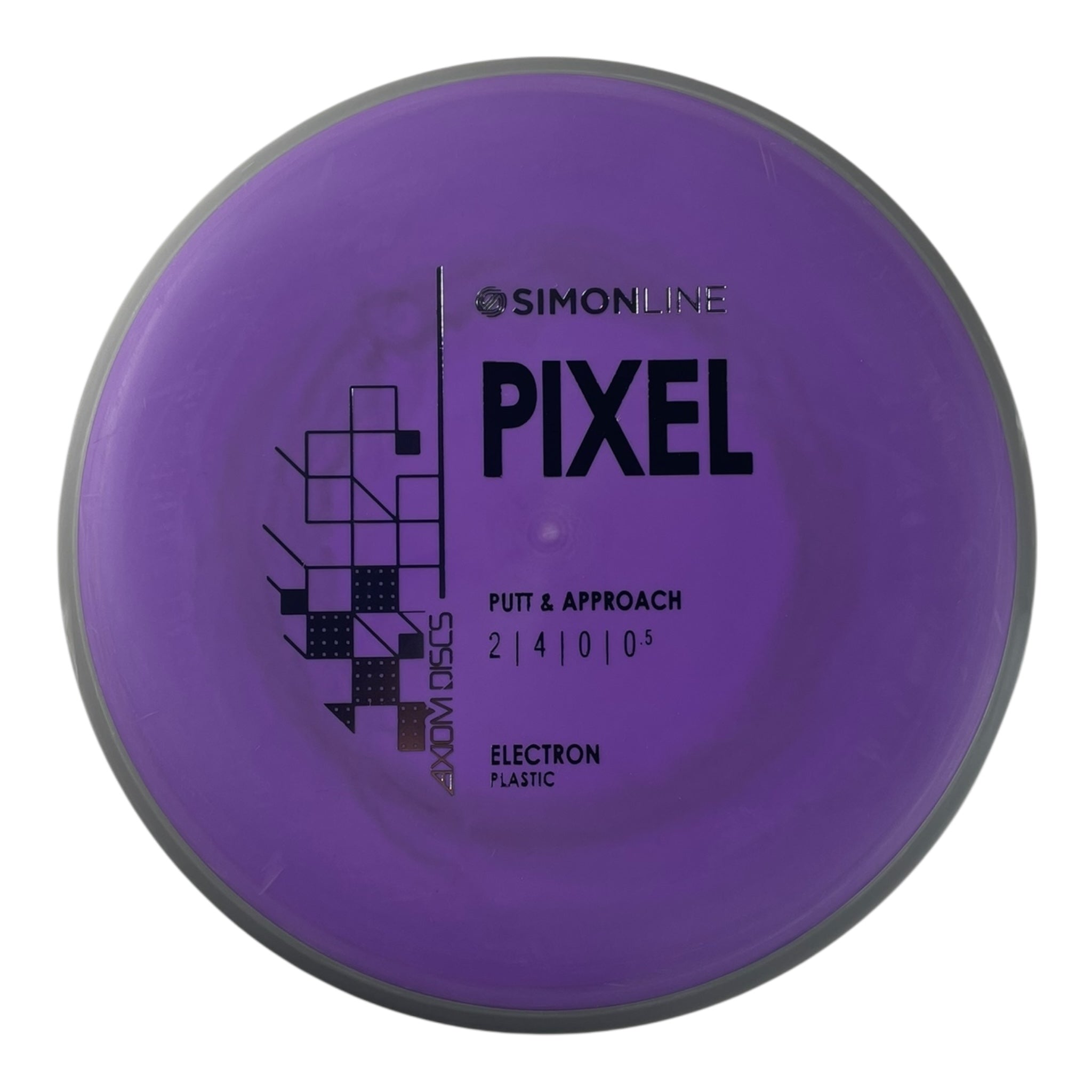 Axiom Discs Pixel | Electron | Purple/Grey 169g Disc Golf