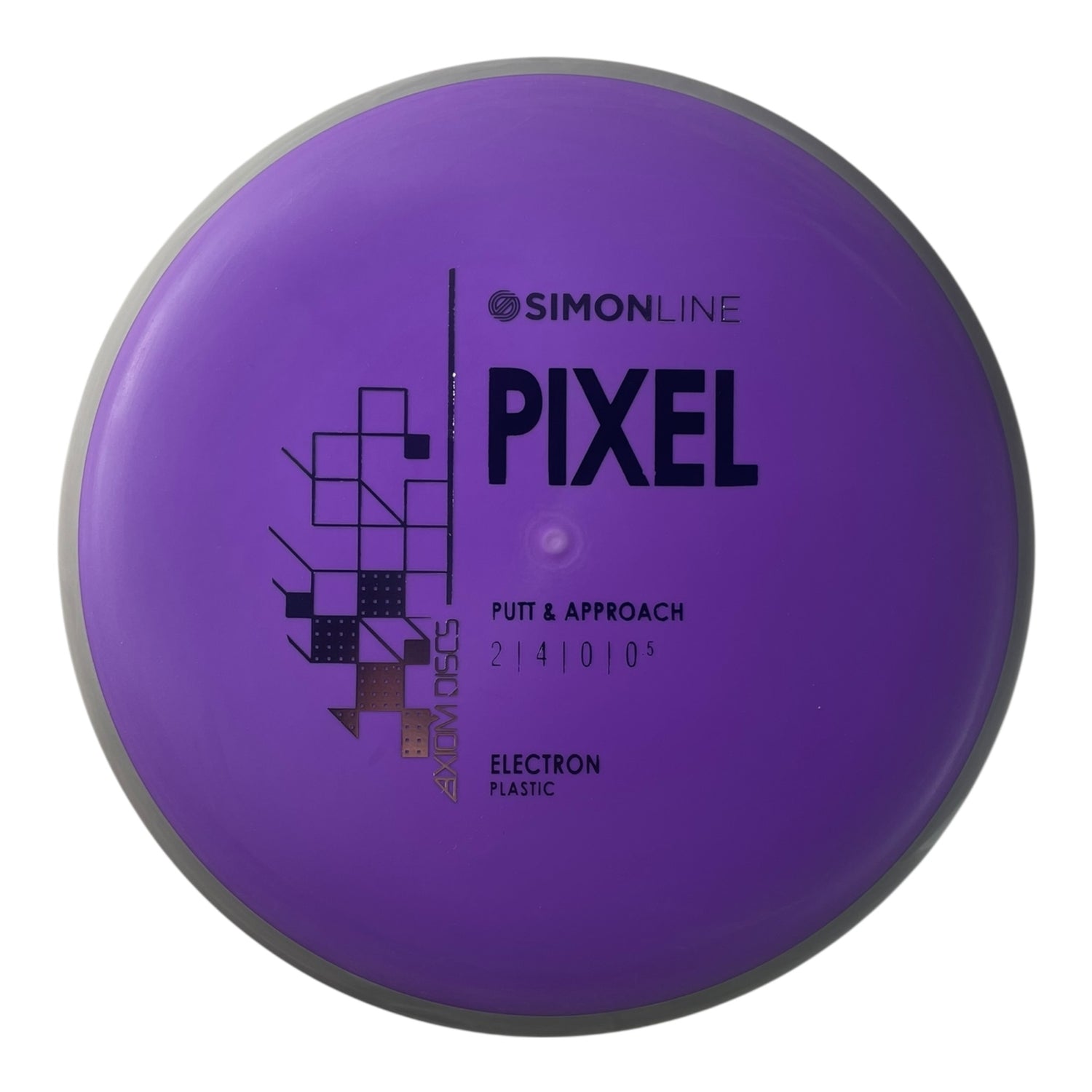 Axiom Discs Pixel | Electron | Purple/Grey 171g Disc Golf