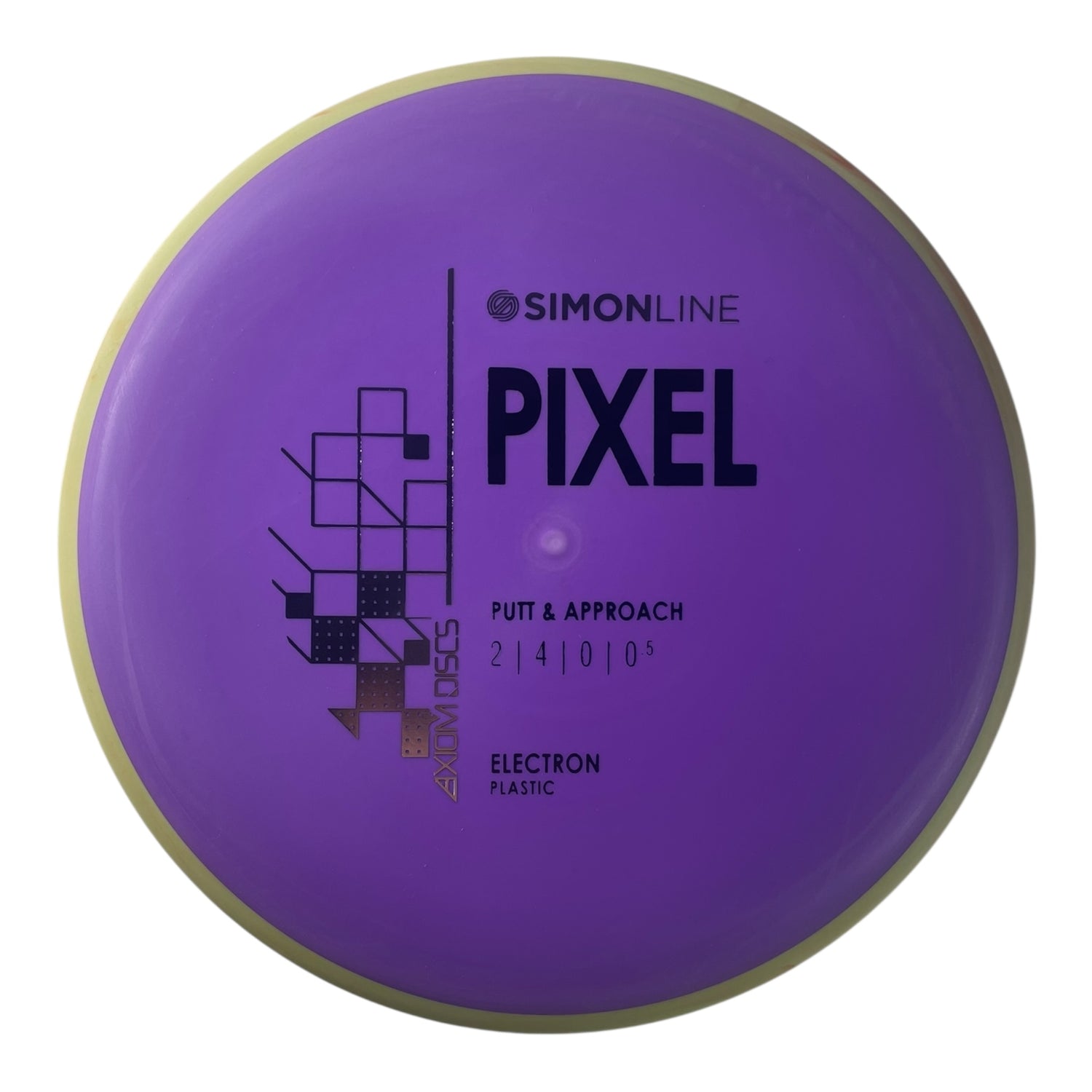 Axiom Discs Pixel | Electron | Purple/Yellow 174g Disc Golf