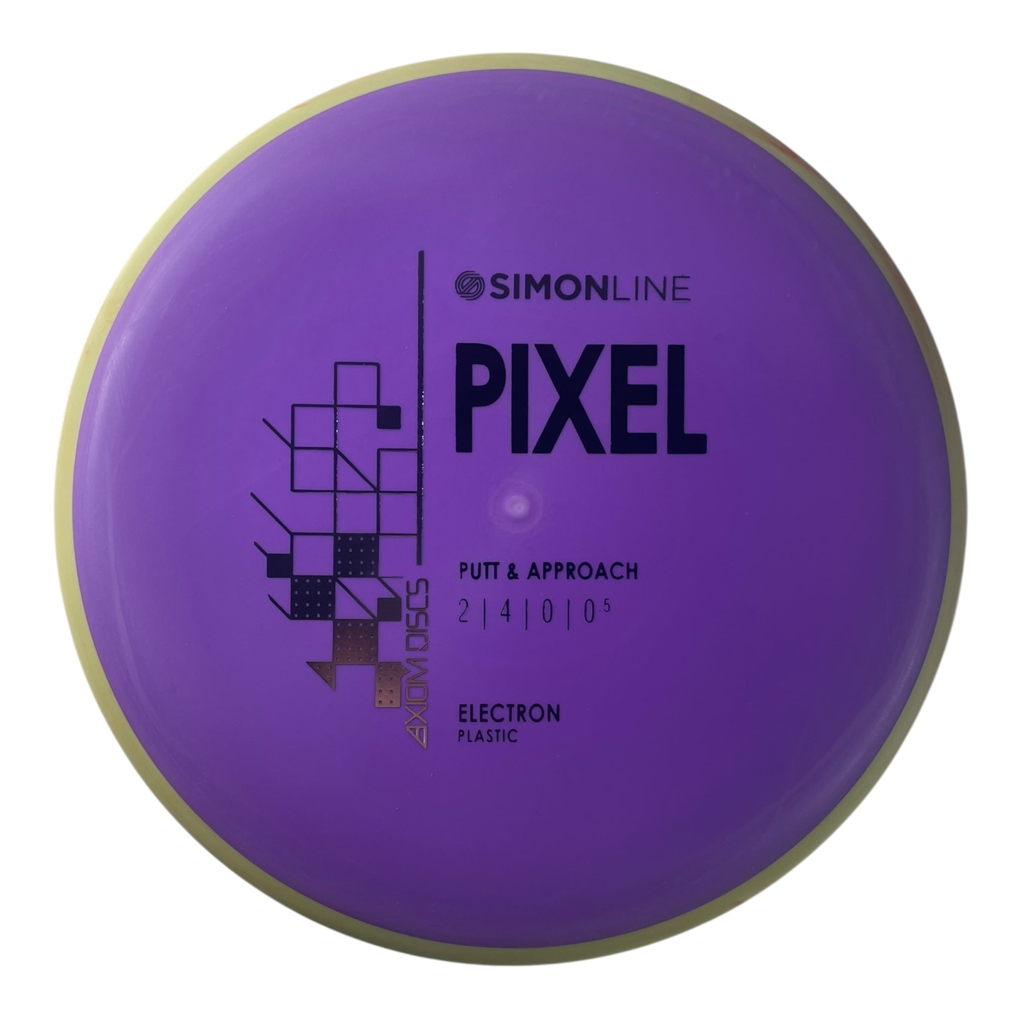 Axiom Discs Pixel | Electron | Purple/Yellow 174g Disc Golf