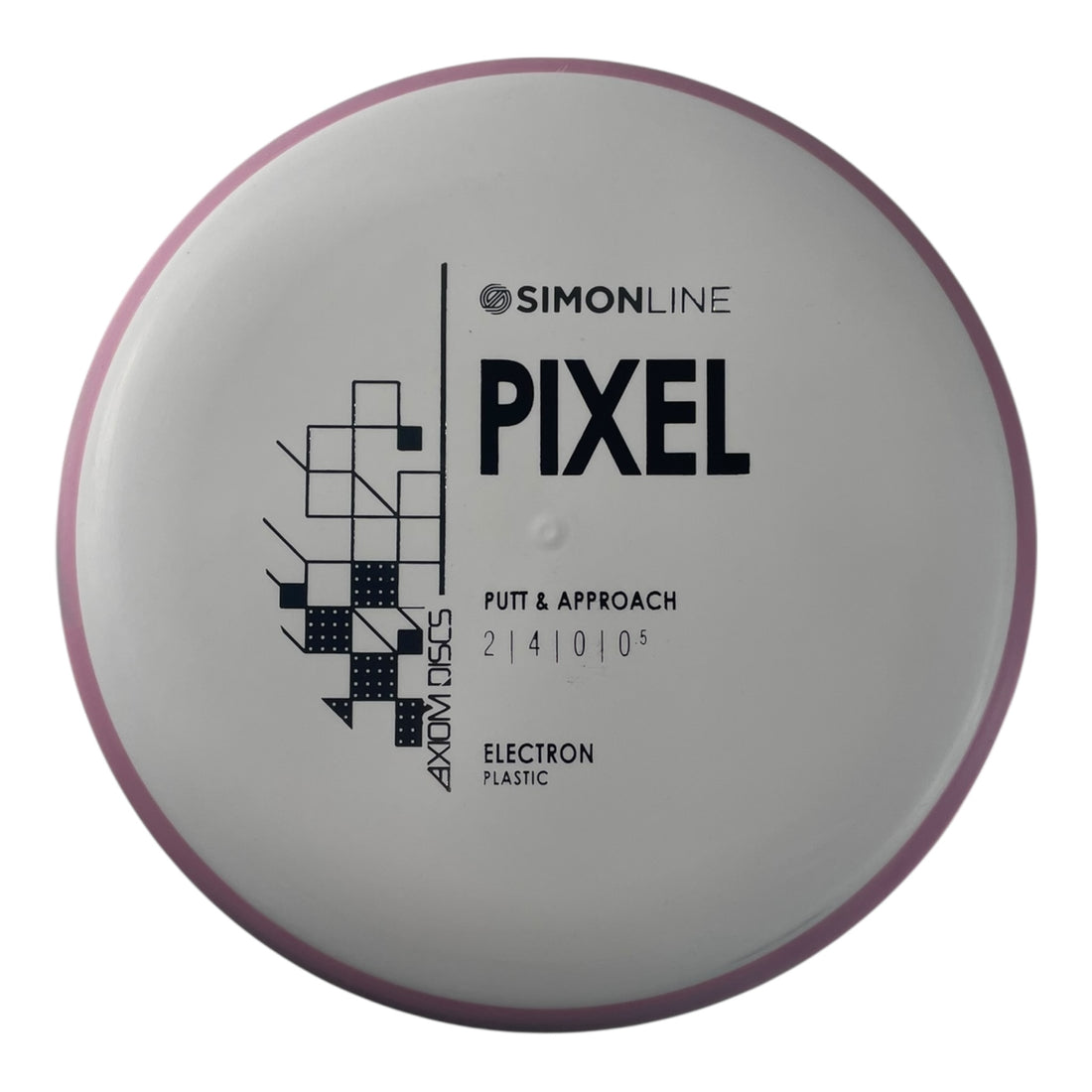 Axiom Discs Pixel | Electron | White/Pink 170g Disc Golf