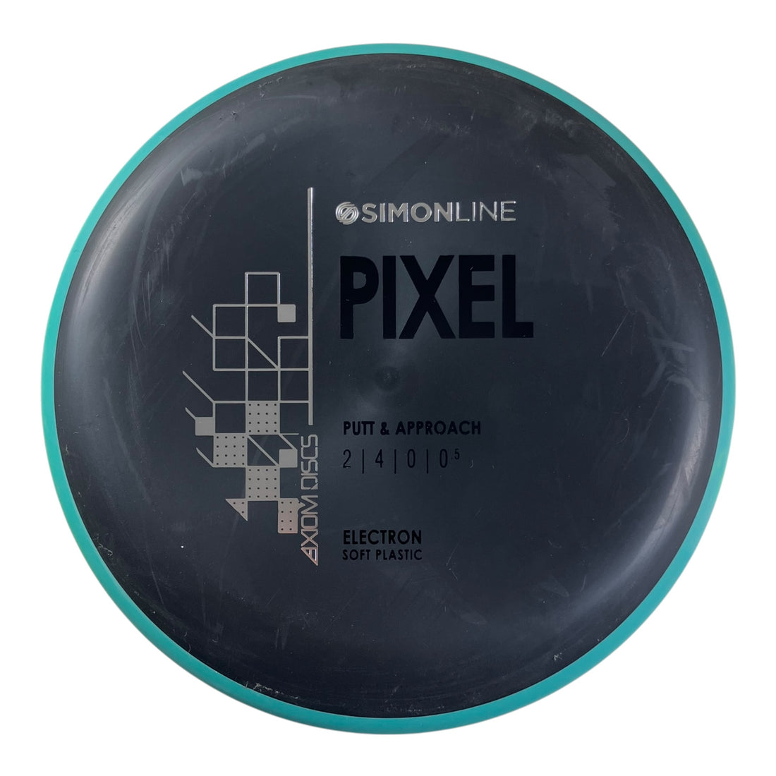 Axiom Discs Pixel | Electron Soft | Black/Blue 170g Disc Golf