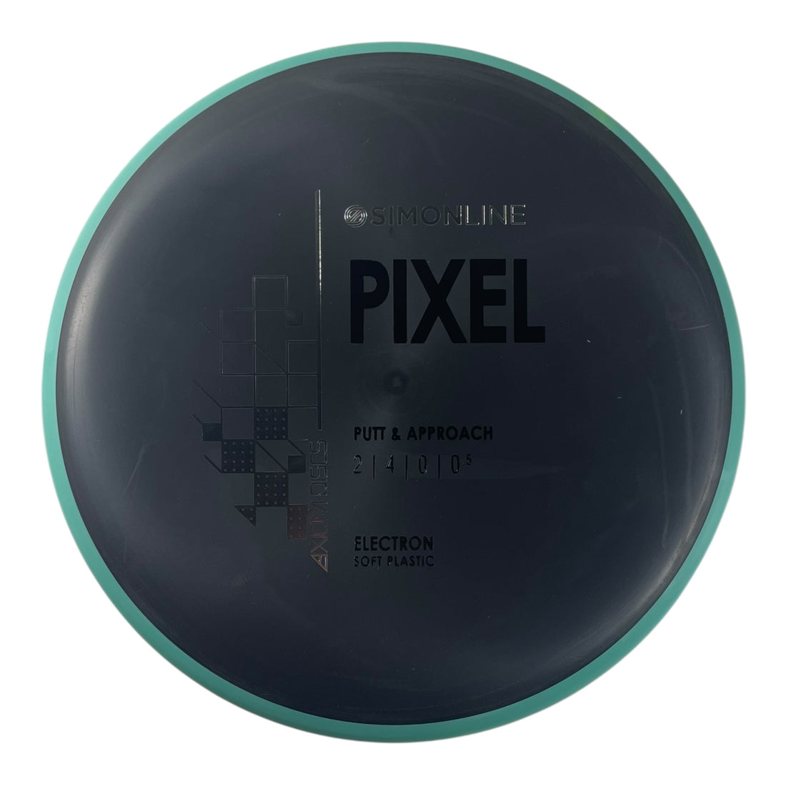 Axiom Discs Pixel | Electron Soft | Black/Teal 174g Disc Golf