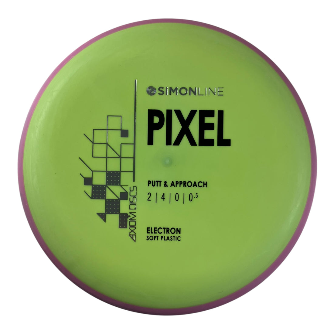 Axiom Discs Pixel | Electron Soft | Green/Pink 172g Disc Golf