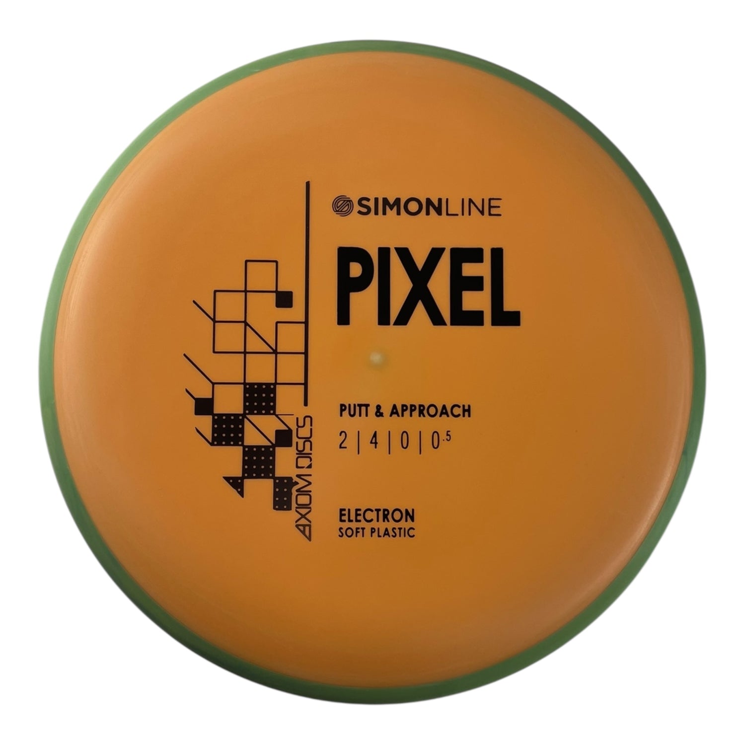 Axiom Discs Pixel | Electron Soft | Orange/Green 169g Disc Golf