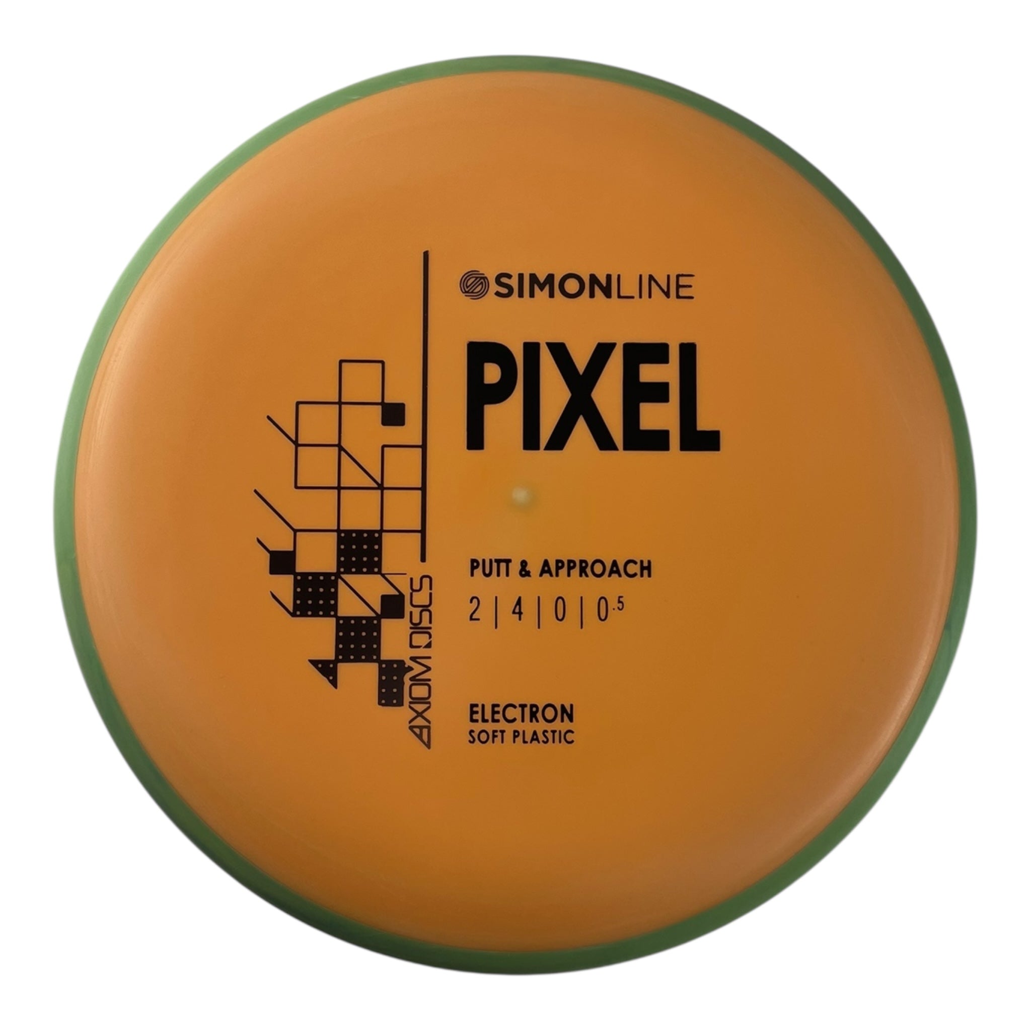 Axiom Discs Pixel | Electron Soft | Orange/Green 169g Disc Golf