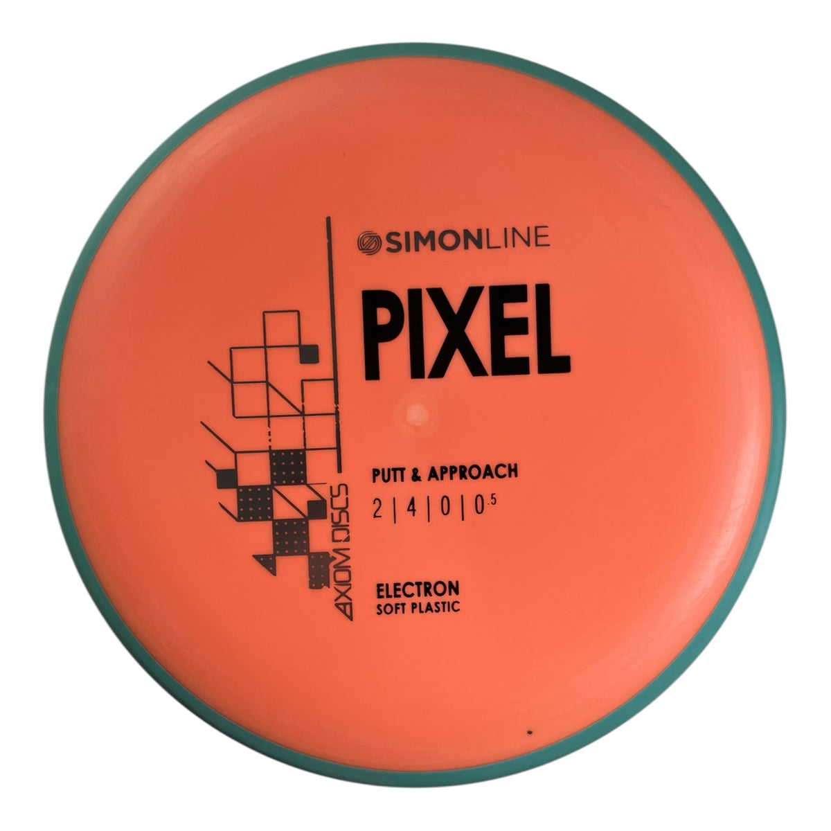 Axiom Discs Pixel | Electron Soft | Orange/Teal 172g Disc Golf