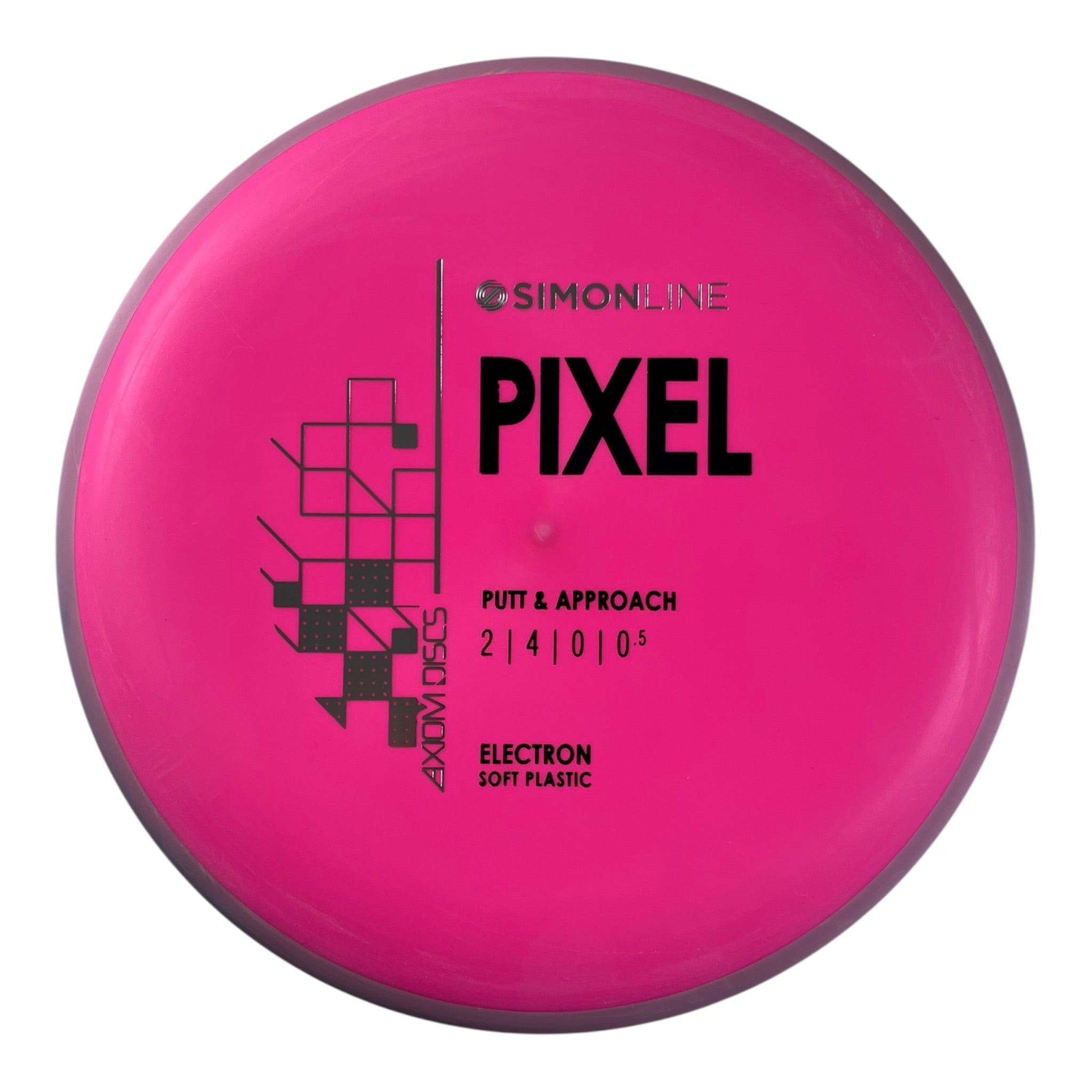 Axiom Discs Pixel | Electron Soft | Pink/Purple 170g Disc Golf