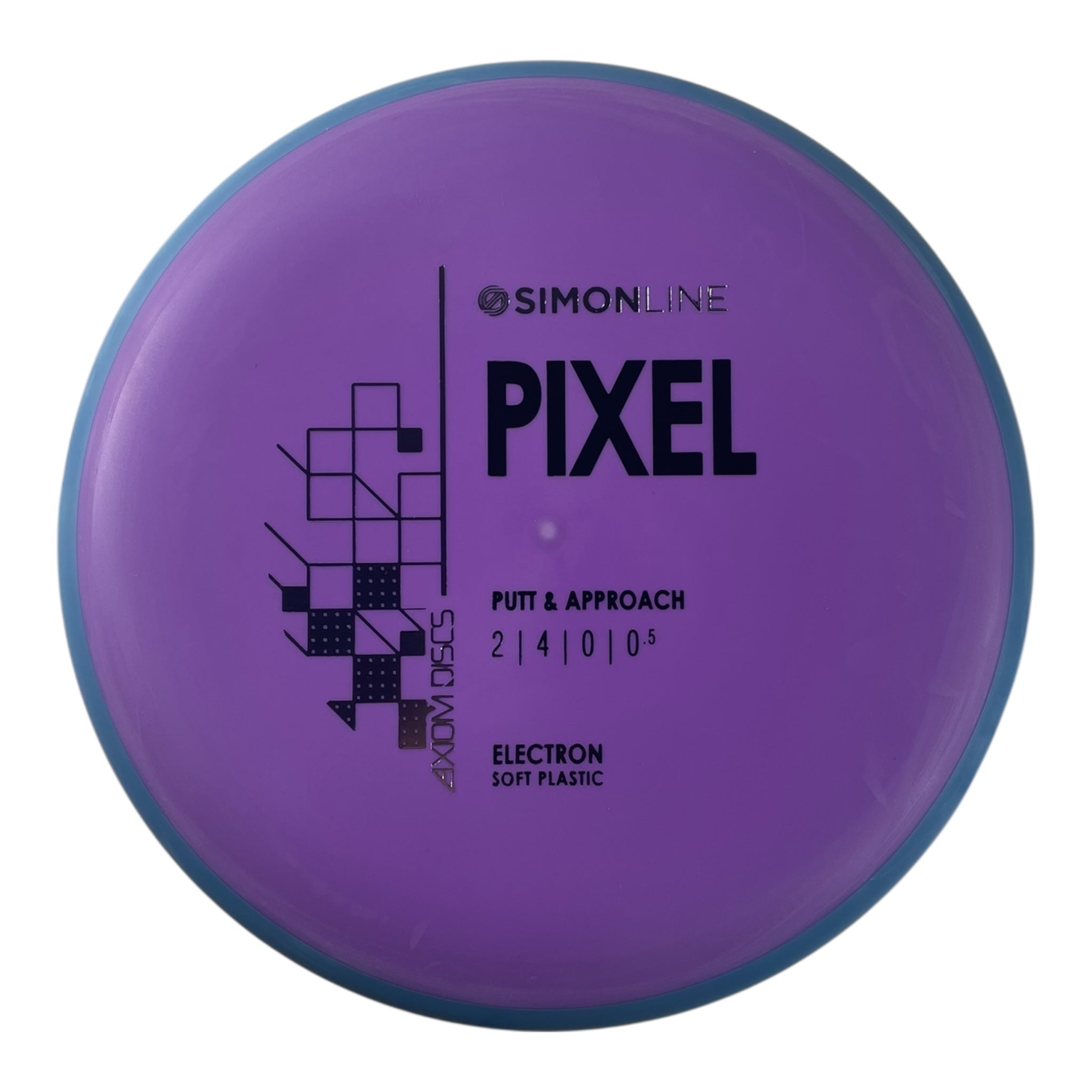 Axiom Discs Pixel | Electron Soft | Purple/Blue 172g Disc Golf