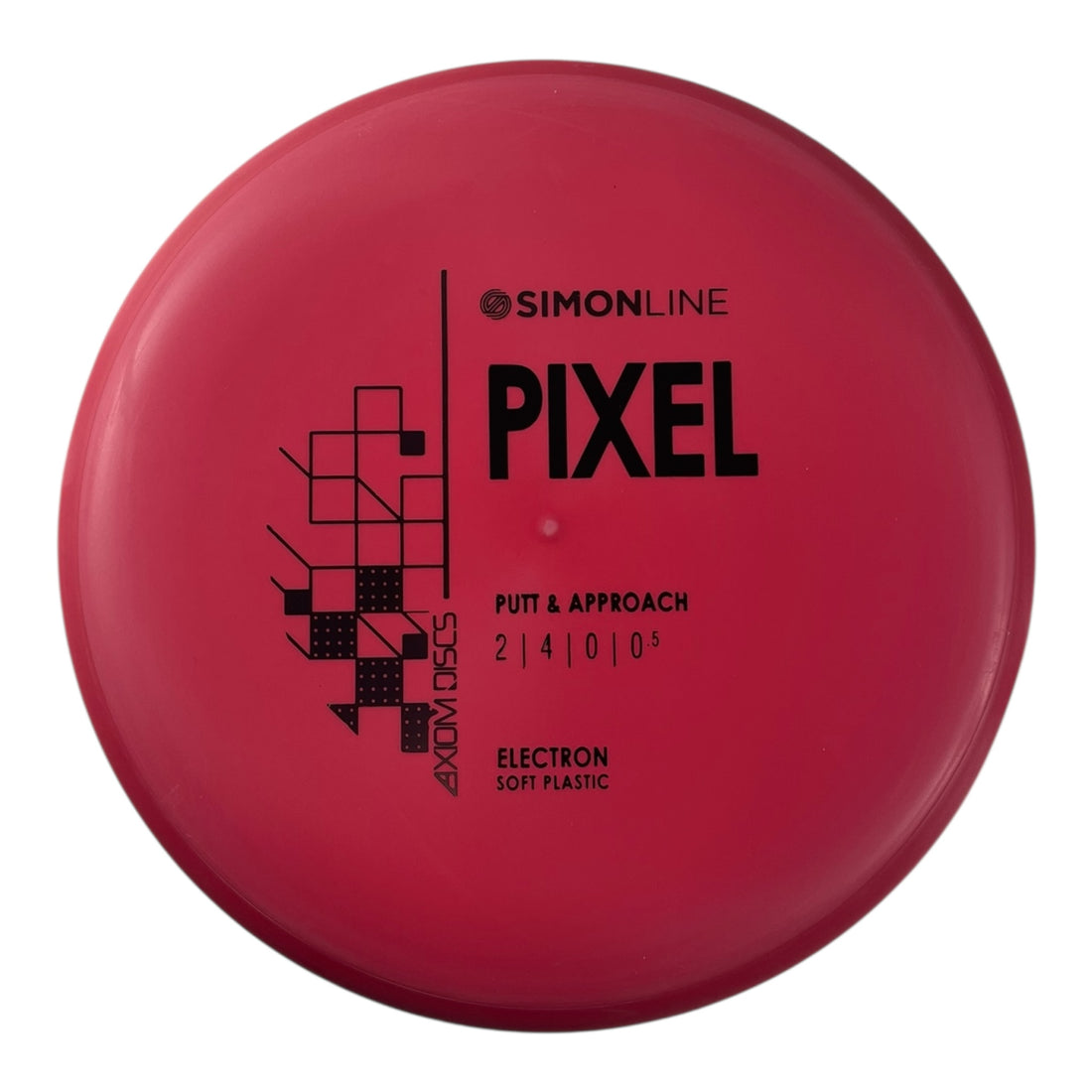 Axiom Discs Pixel | Electron Soft | Red/Red 169g Disc Golf