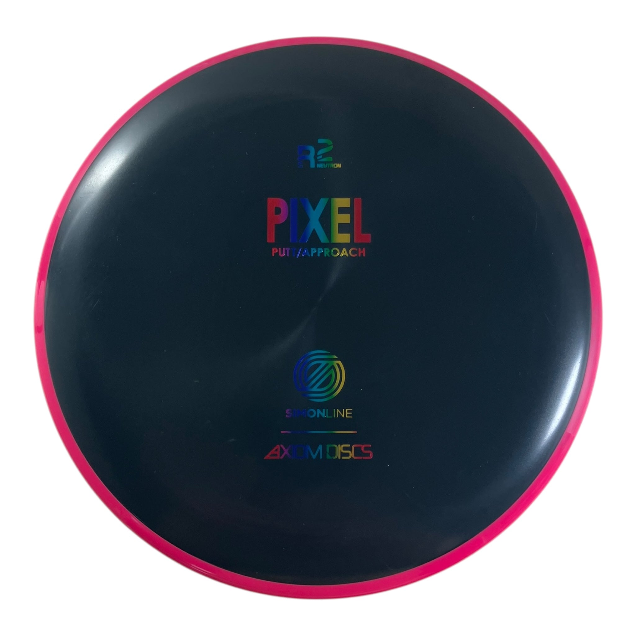 Axiom Discs Pixel | R2 Neutron | Pink/Rainbow 173g Disc Golf