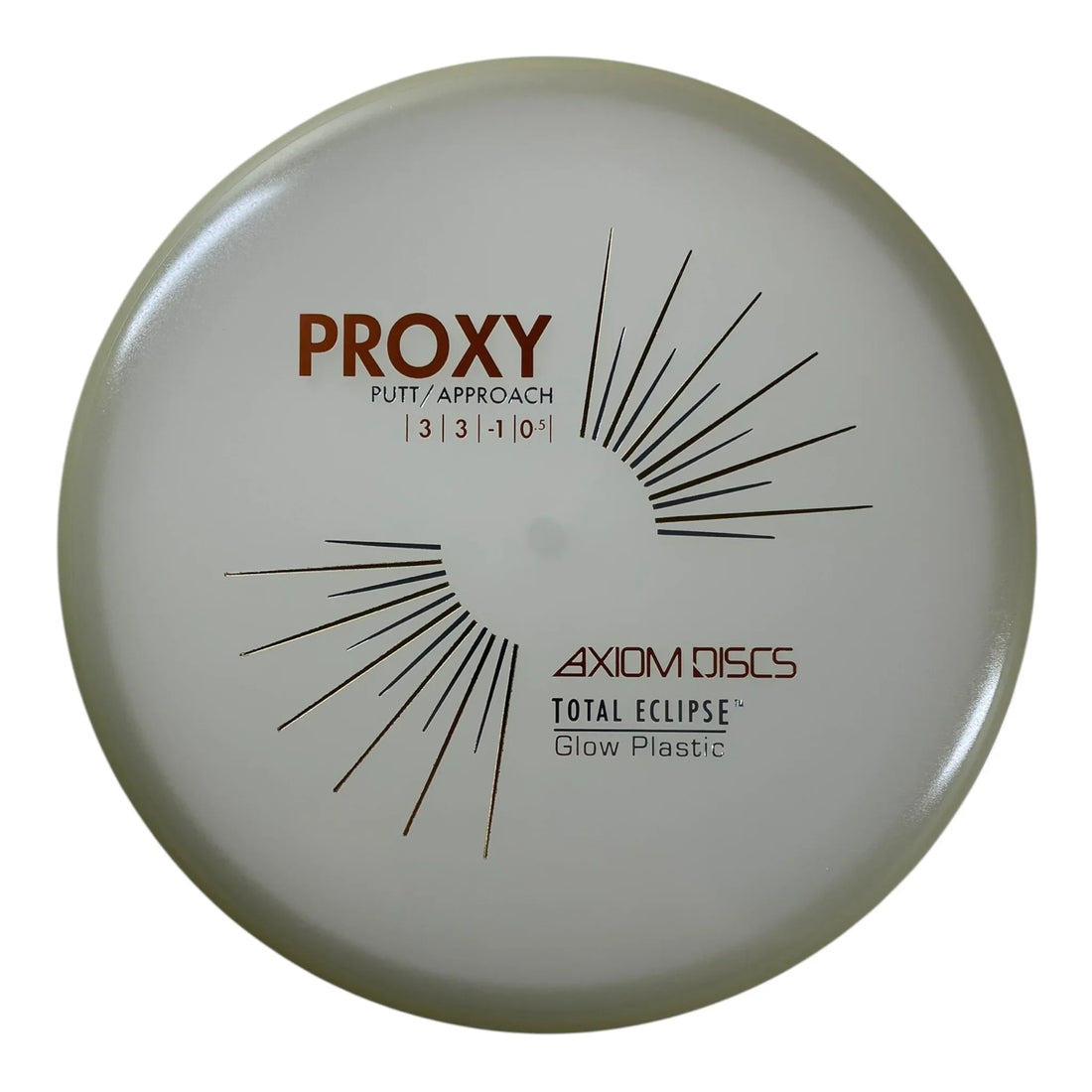 Axiom Discs Proxy | Total Eclipse | Glow/Gold 173g Disc Golf