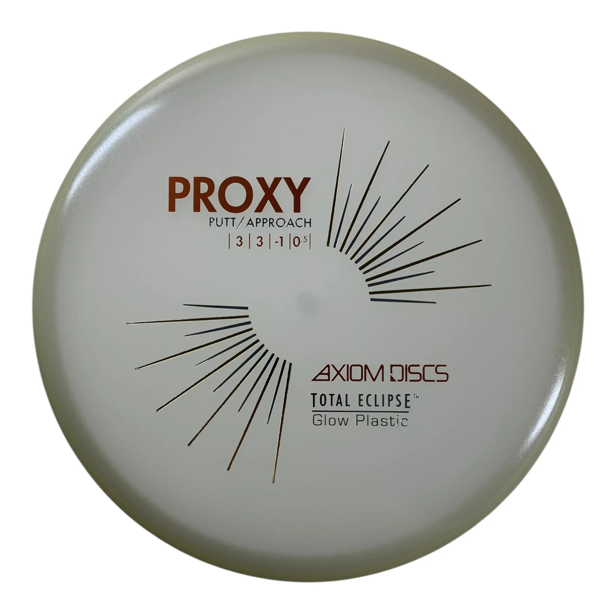 Axiom Discs Proxy | Total Eclipse | Glow/Gold 173g Disc Golf