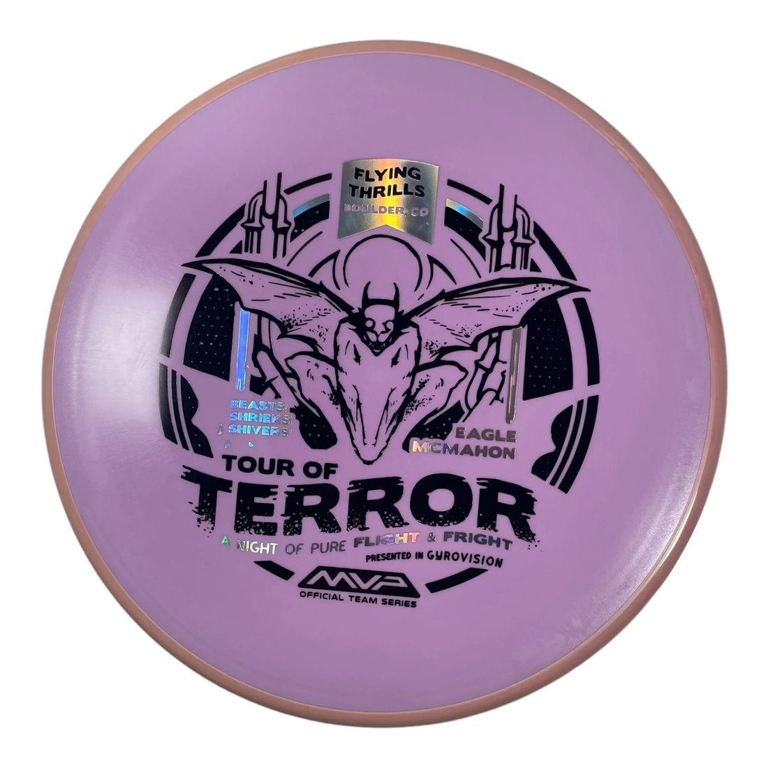 Axiom Discs Pyro | Fission | Pink/Black 177g (Eagle Mcmahon) Disc Golf