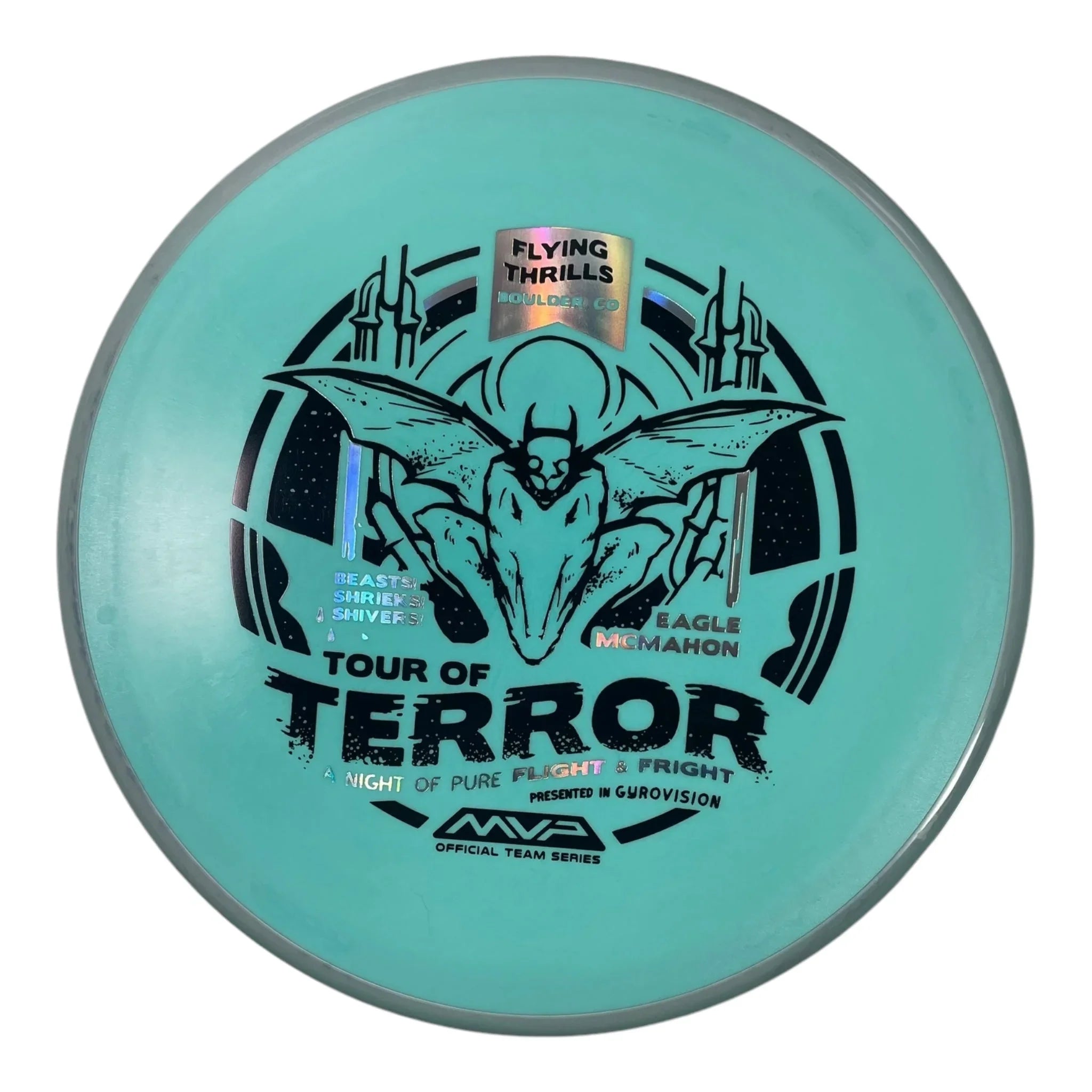 Axiom Discs Pyro | Fission | Teal/Black 178g (Eagle Mcmahon) Disc Golf