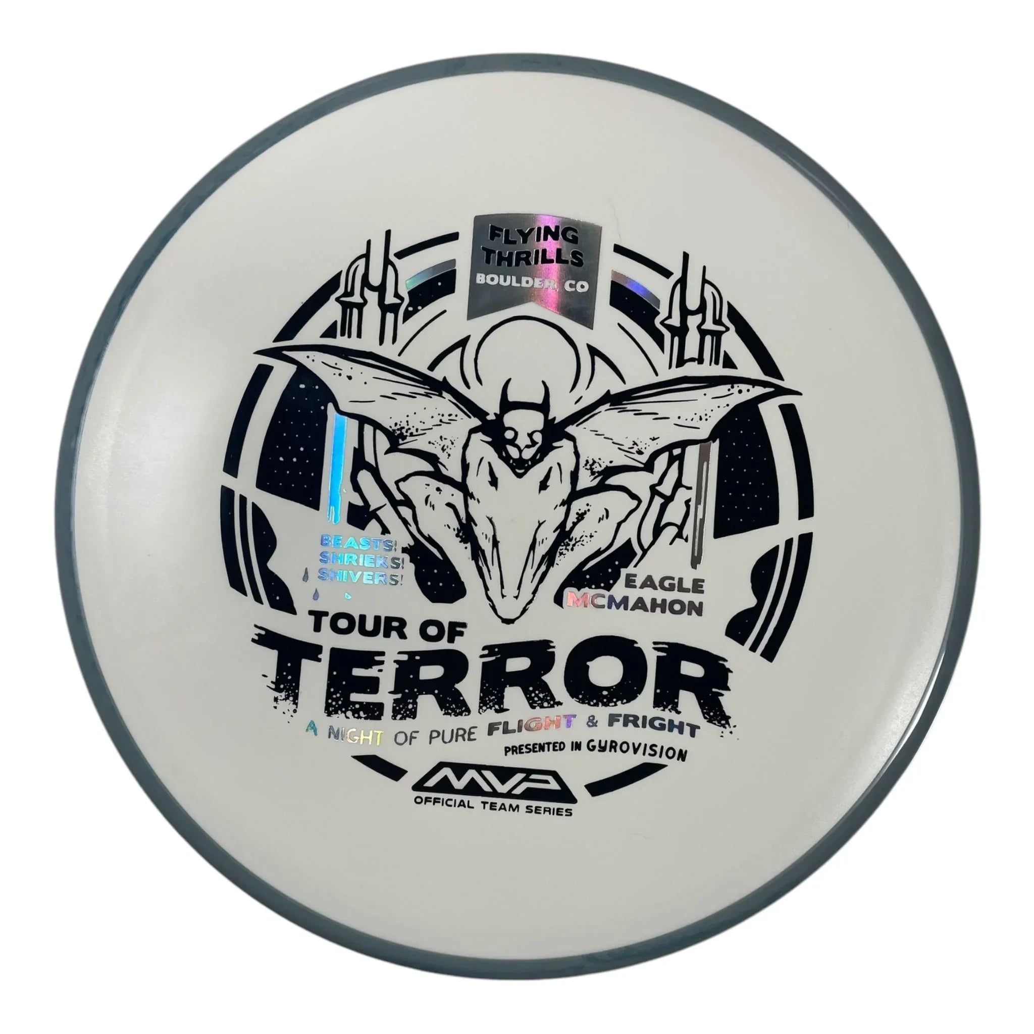 Axiom Discs Pyro | Fission | White/Black 178g (Eagle Mcmahon) Disc Golf