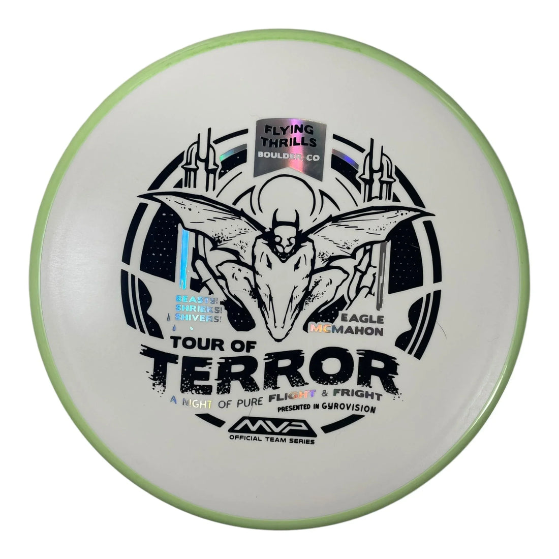 Axiom Discs Pyro | Fission | White/Green/Black 178g (Eagle Mcmahon) Disc Golf