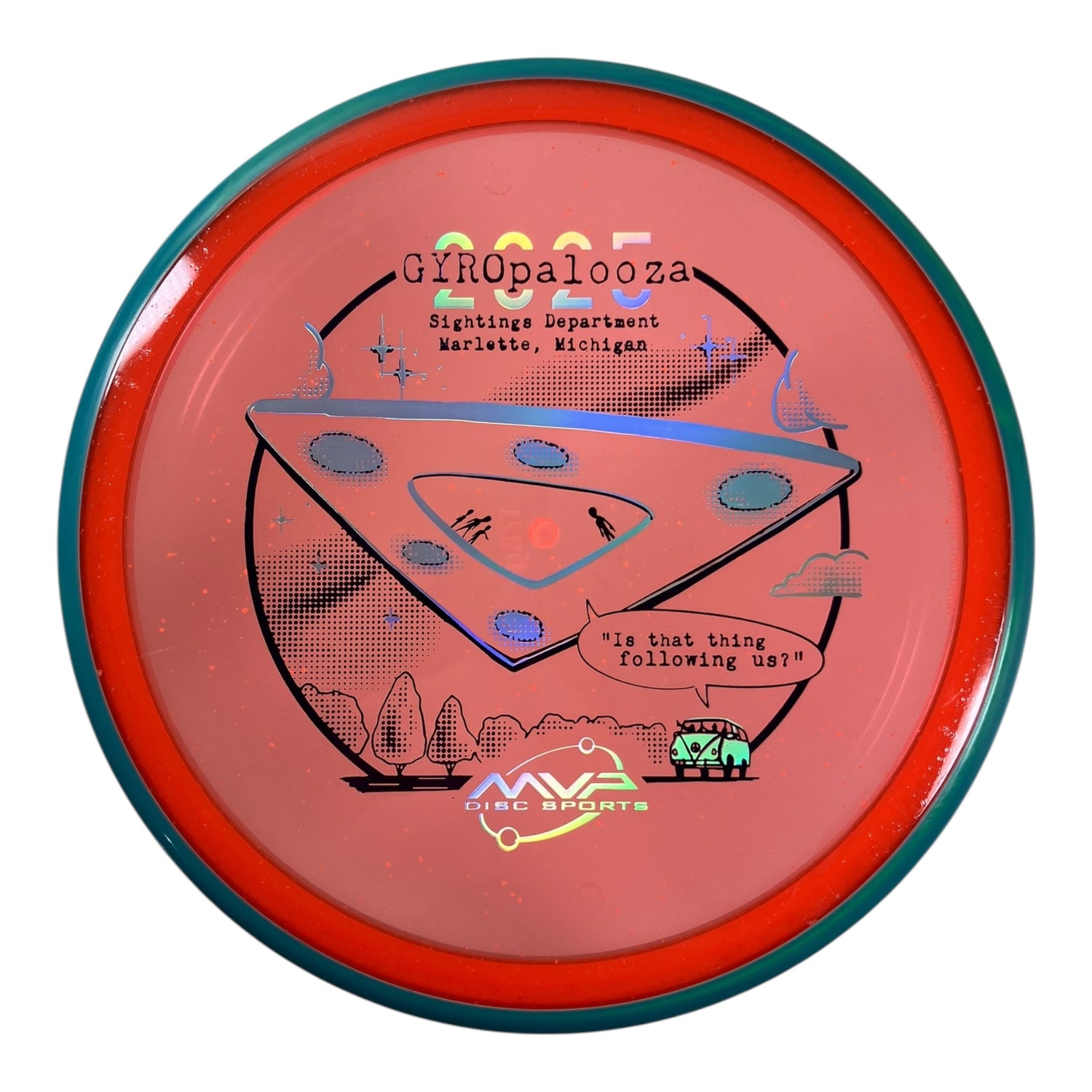 Axiom Discs Pyro | Particle Glow Proton | Orange/Teal 178g (Gyropalooza 2025) Disc Golf