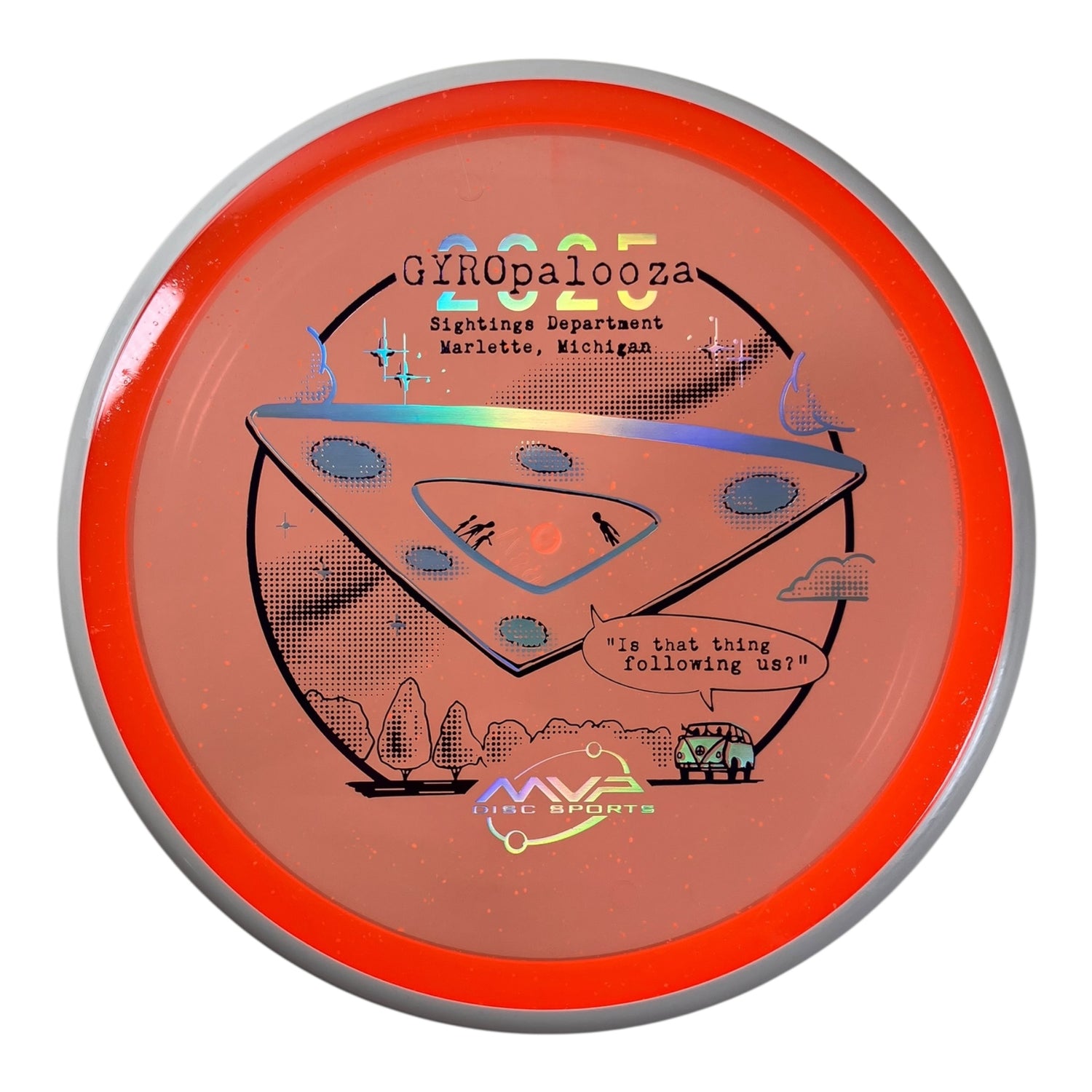 Axiom Discs Pyro | Particle Glow Proton | Orange/White 178g (Gyropalooza 2025) Disc Golf