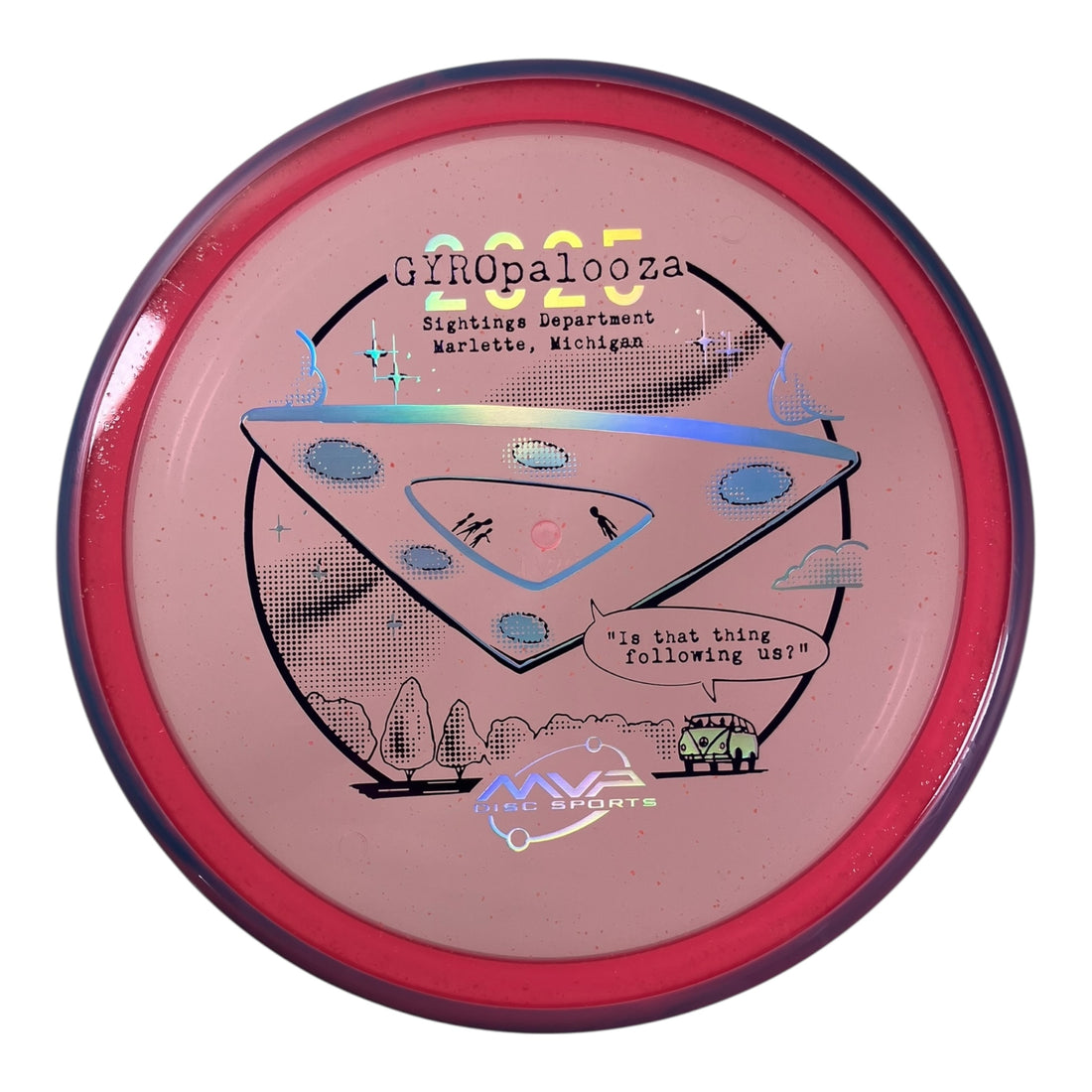 Axiom Discs Pyro | Particle Glow Proton | Pink/Purple 178g (Gyropalooza 2025) Disc Golf