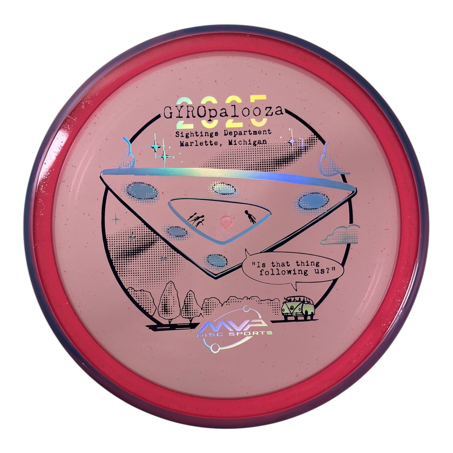 Axiom Discs Pyro | Particle Glow Proton | Pink/Purple 178g (Gyropalooza 2025) Disc Golf