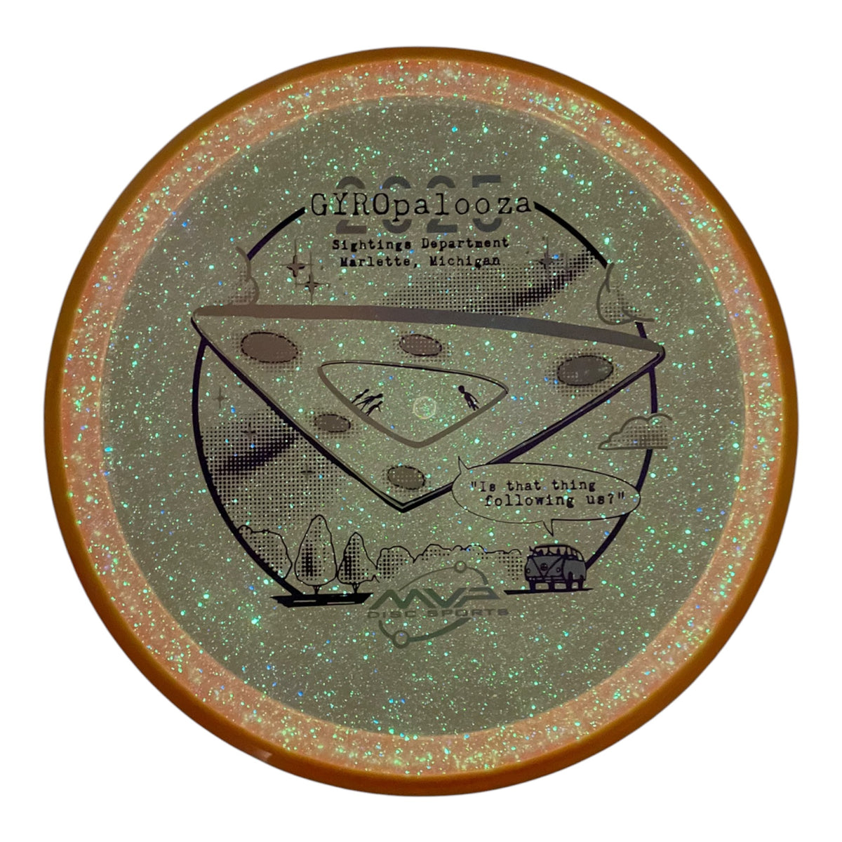 Axiom Discs Pyro | Particle Glow Proton | Pink/Yellow 176g (Gyropalooza 2025) Disc Golf