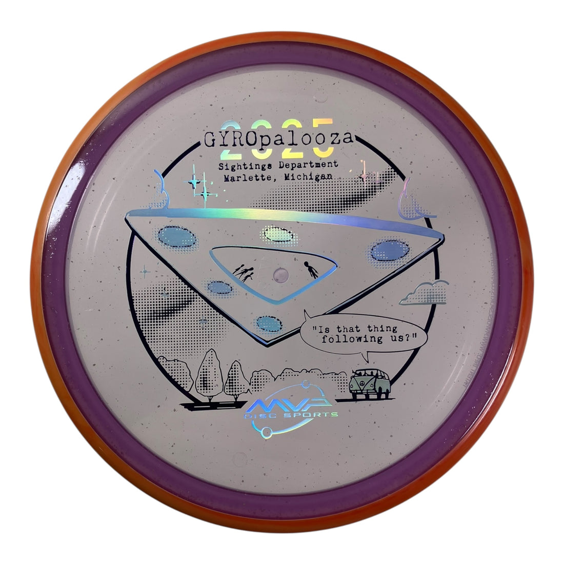 Axiom Discs Pyro | Particle Glow Proton | Purple/Orange 177g (Gyropalooza 2025) Disc Golf
