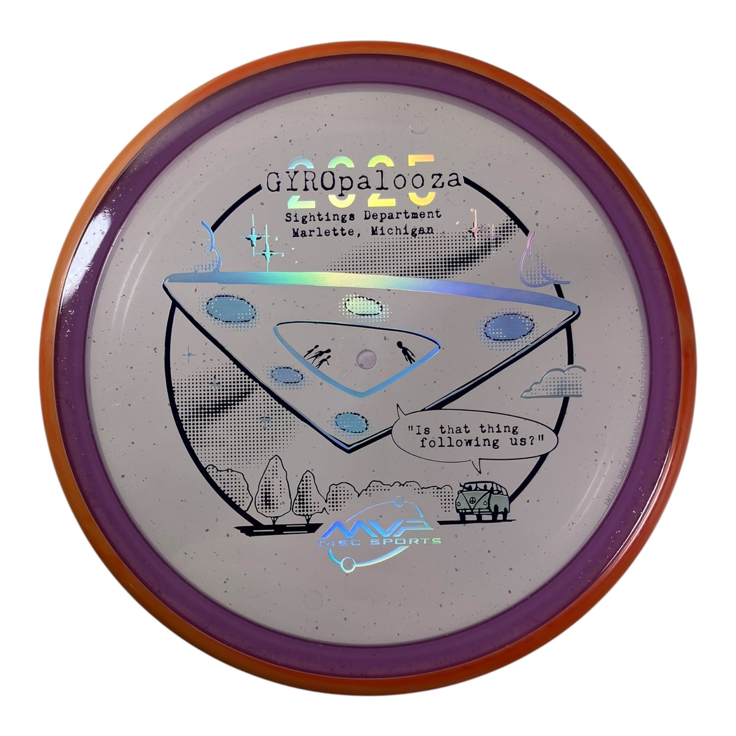 Axiom Discs Pyro | Particle Glow Proton | Purple/Orange 177g (Gyropalooza 2025) Disc Golf