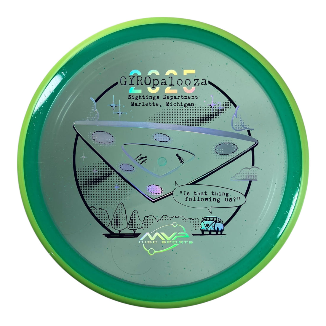Axiom Discs Pyro | Particle Glow Proton | Teal/Green 177-178g (Gyropalooza 2025) Disc Golf
